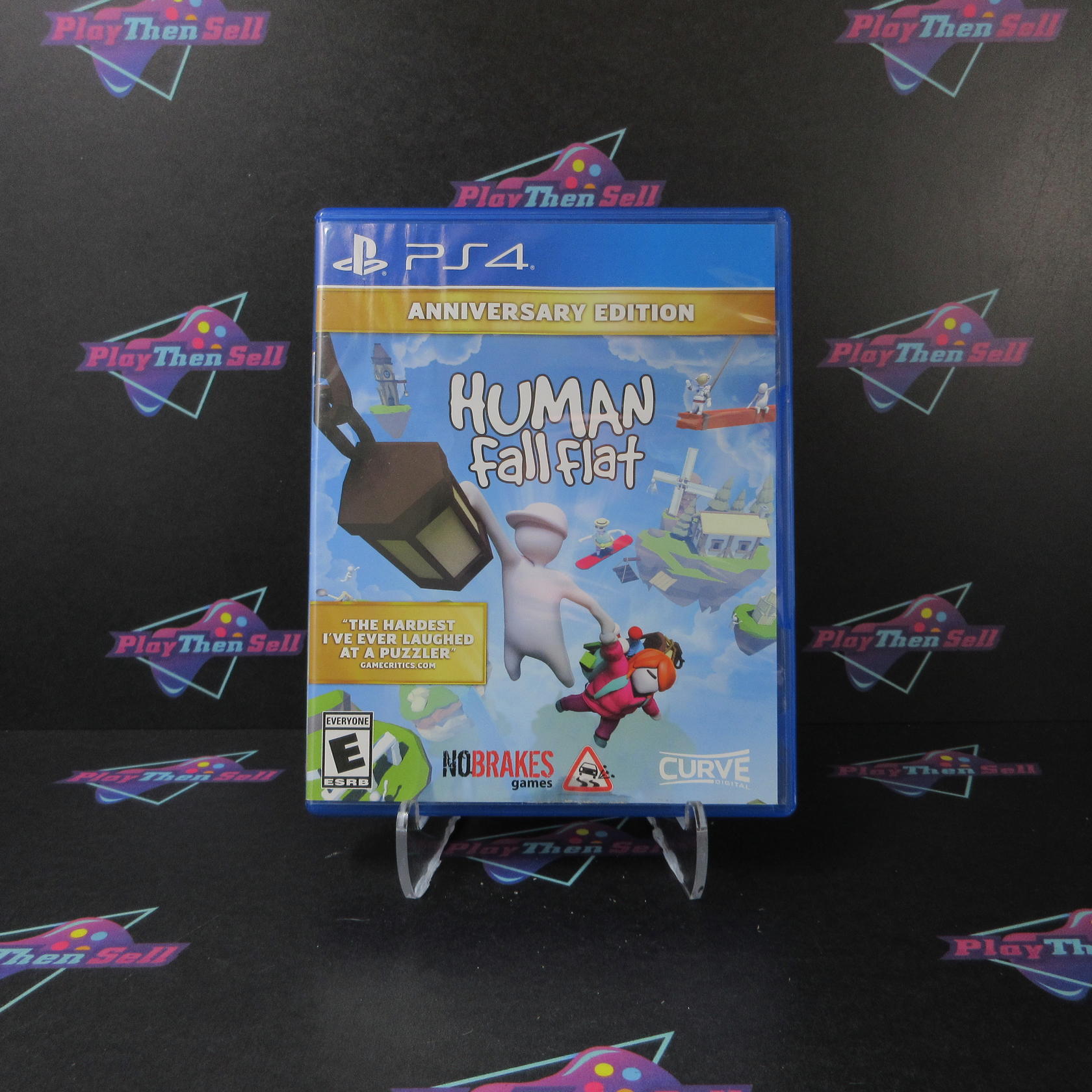 Human Fall Flat Anniversary Edition PS4 PlayStation 4 AD - Very Good