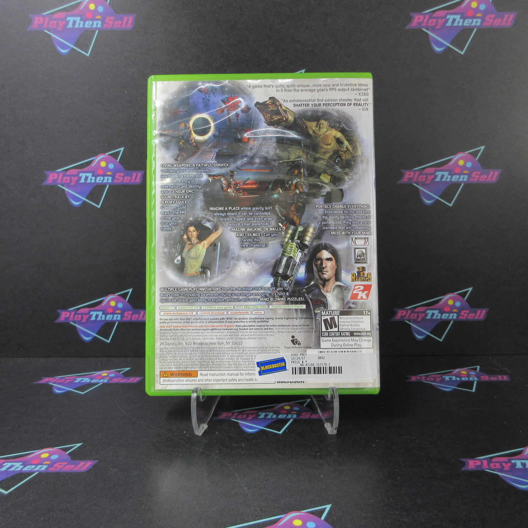 Prey Xbox 360 AD/NM - Very Good