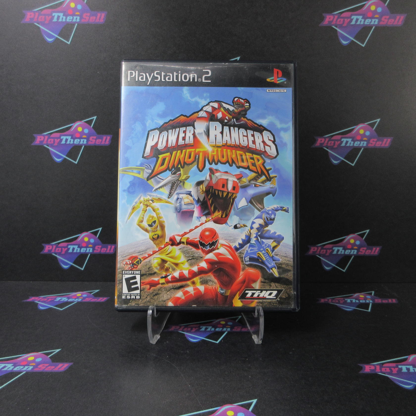 Power Rangers Dino Thunder PS2 PlayStation 2 AD/NM - Very Good