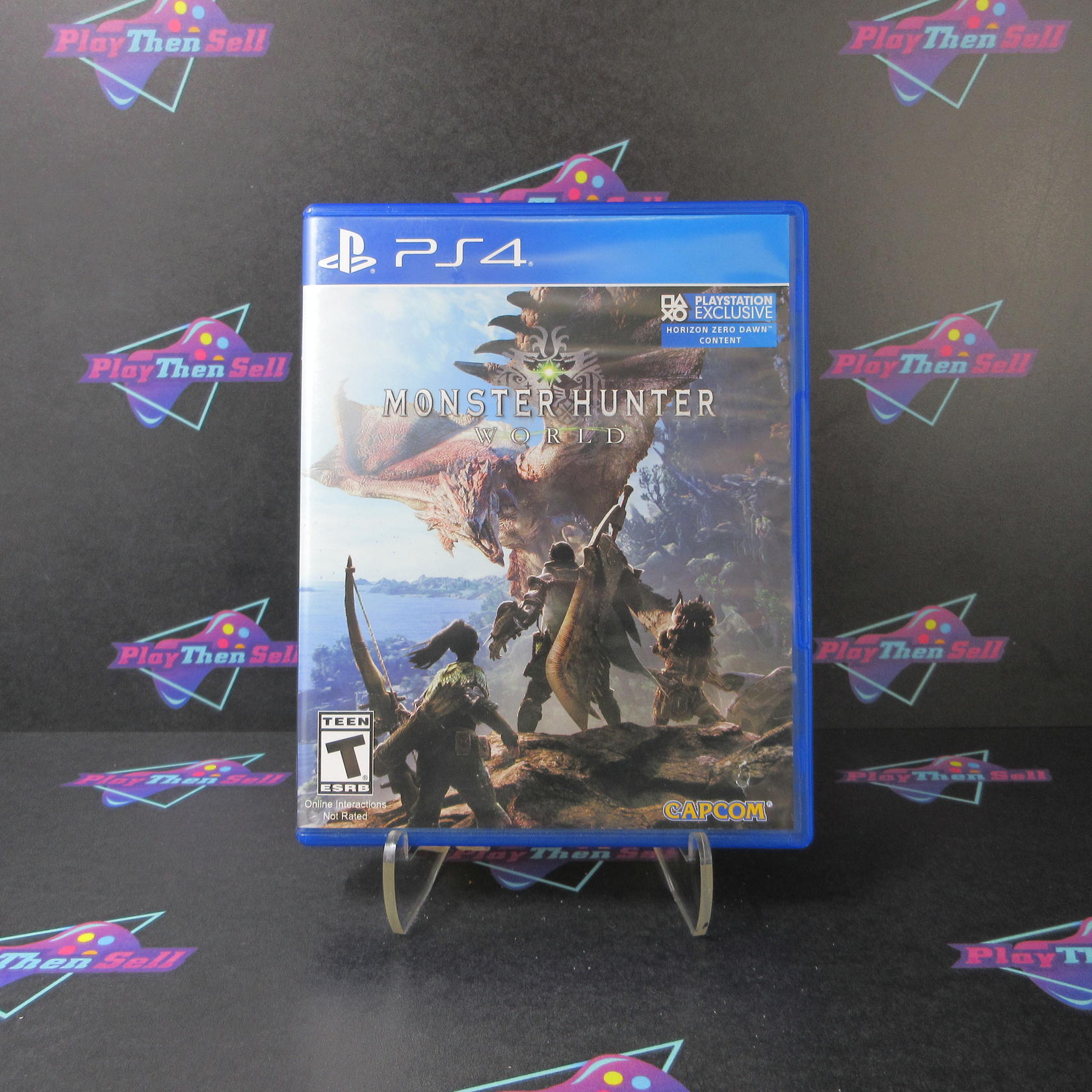 Monster Hunter World PS4 PlayStation 4 AD Complete CIB - Very Good