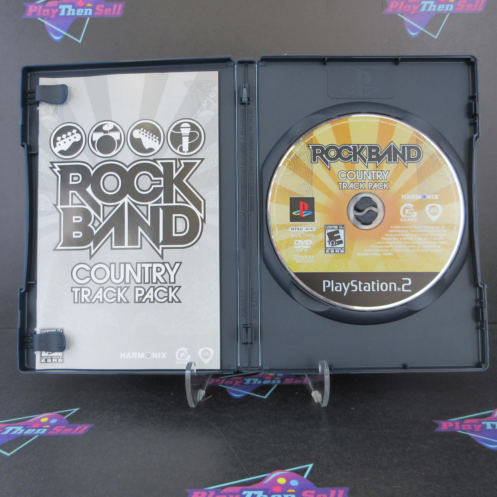 Rock Band Country Track Pack PS2 PlayStation 2 Complete - Excellent