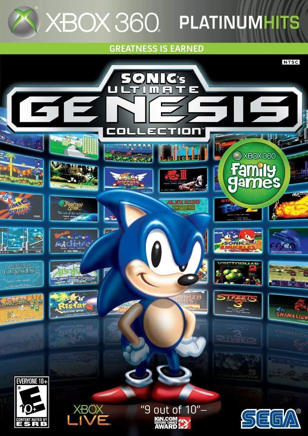 Sonic's Ultimate Genesis Collection Xbox 360 PH Complete - Excellent