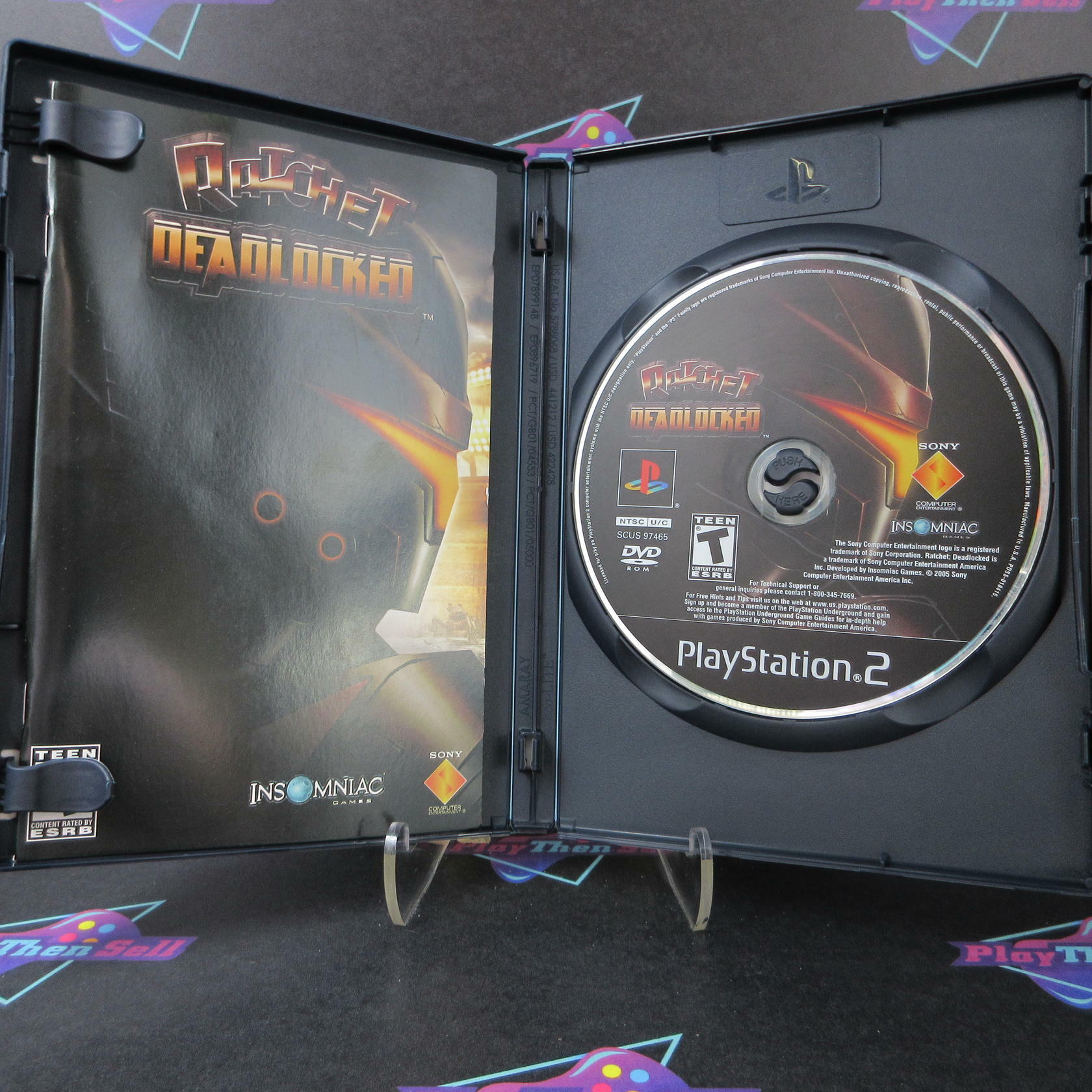 Ratchet Deadlocked PS2 PlayStation 2 + Reg Card - Like New
