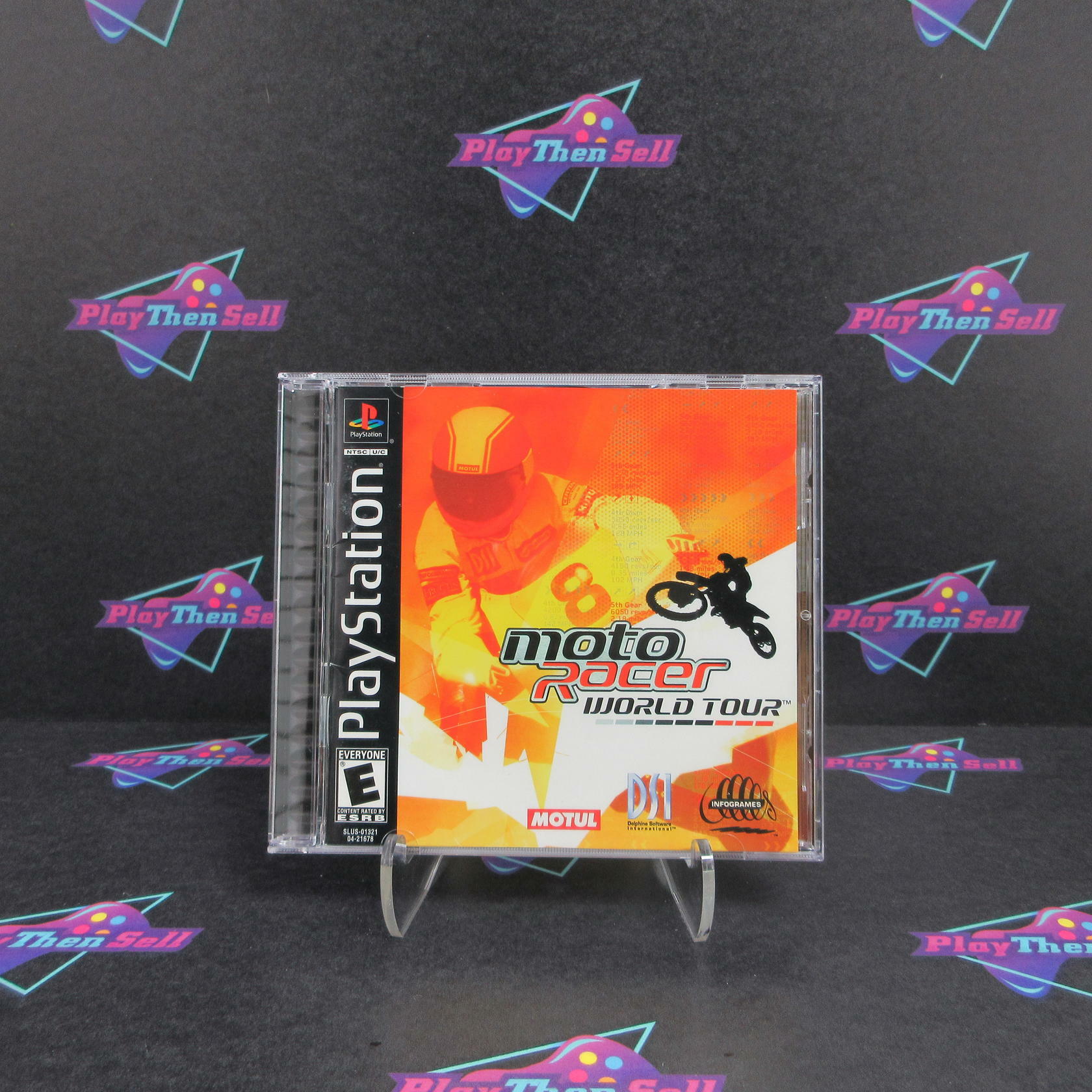 Moto Racer World Tour PS1 PlayStation 1 - Like New