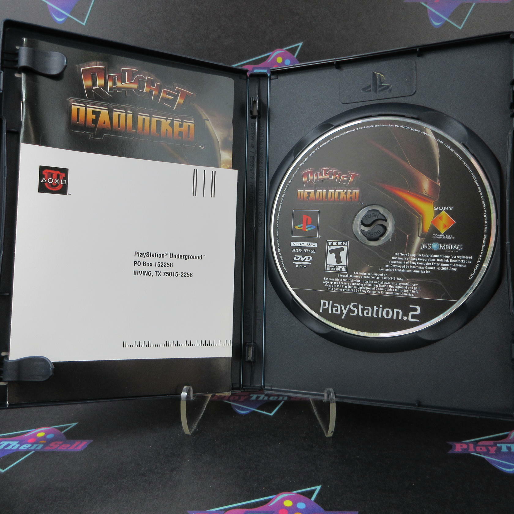 Ratchet Deadlocked PS2 PlayStation 2 + Reg Card - Like New