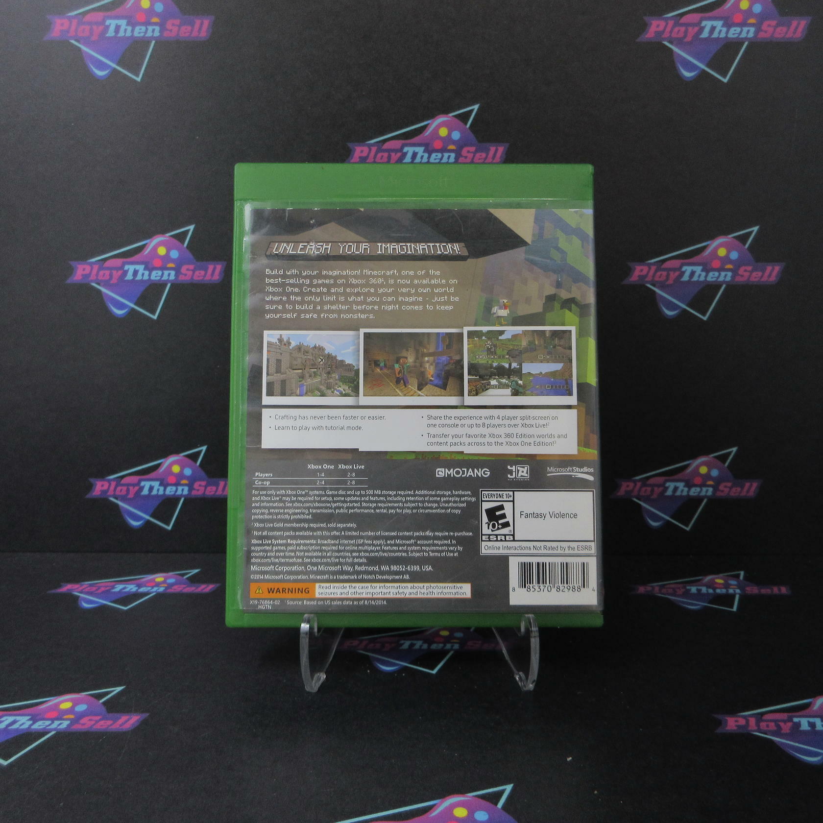 Minecraft Xbox One AD Complete CIB - Very Good