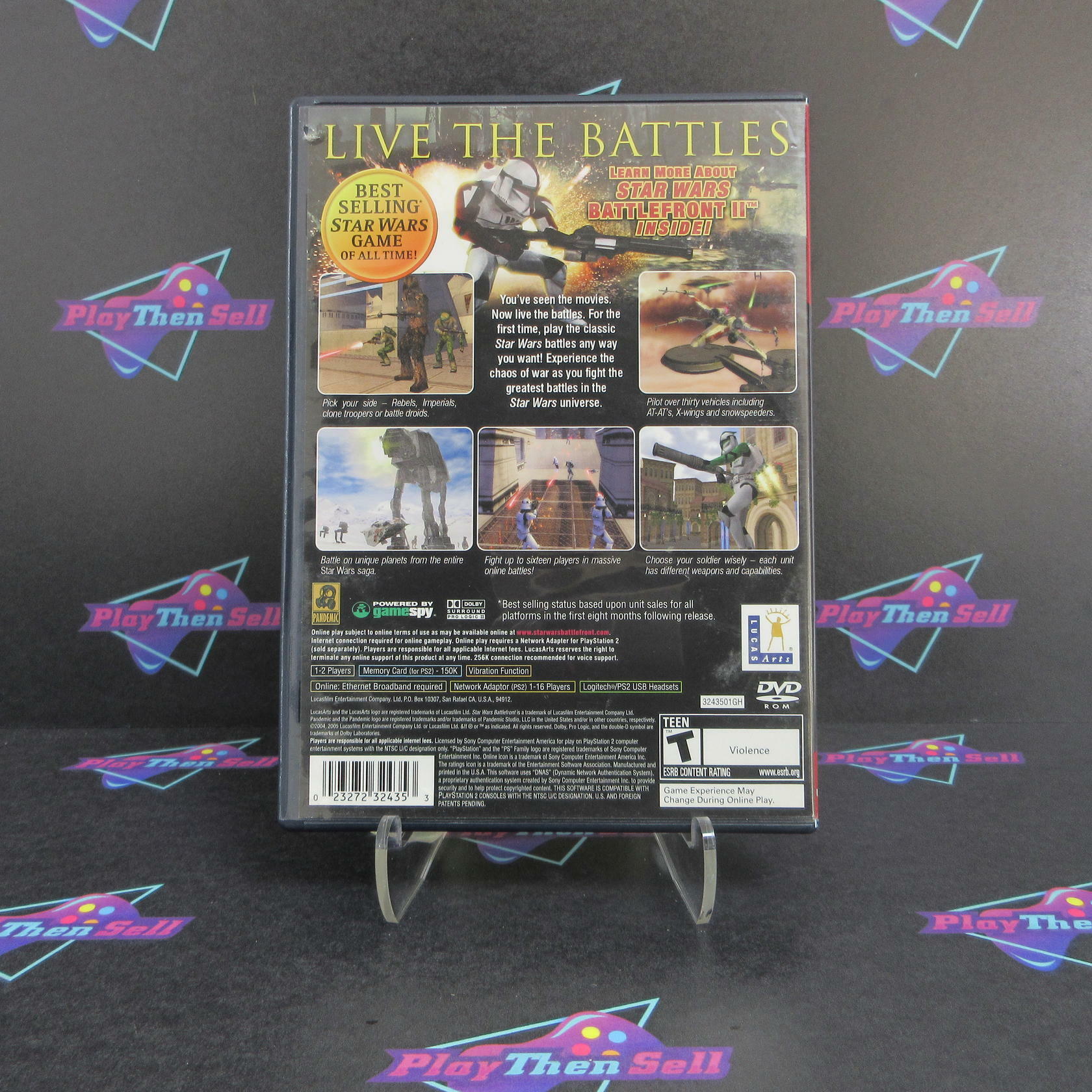 Star Wars Battlefront PS2 PlayStation 2 Greatest Hits - Like New