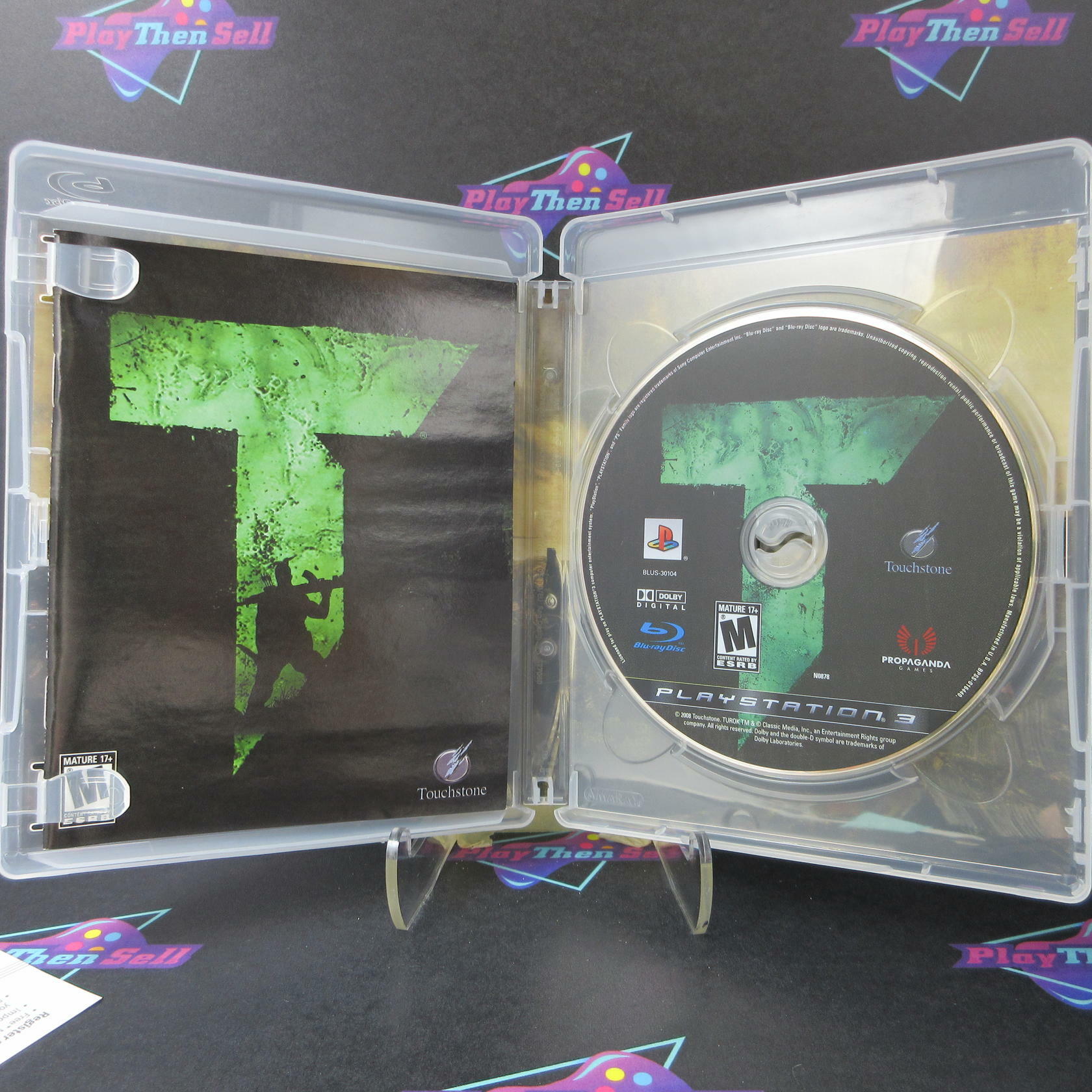 Turok PS3 Playstation 3 + Reg Card - Like New