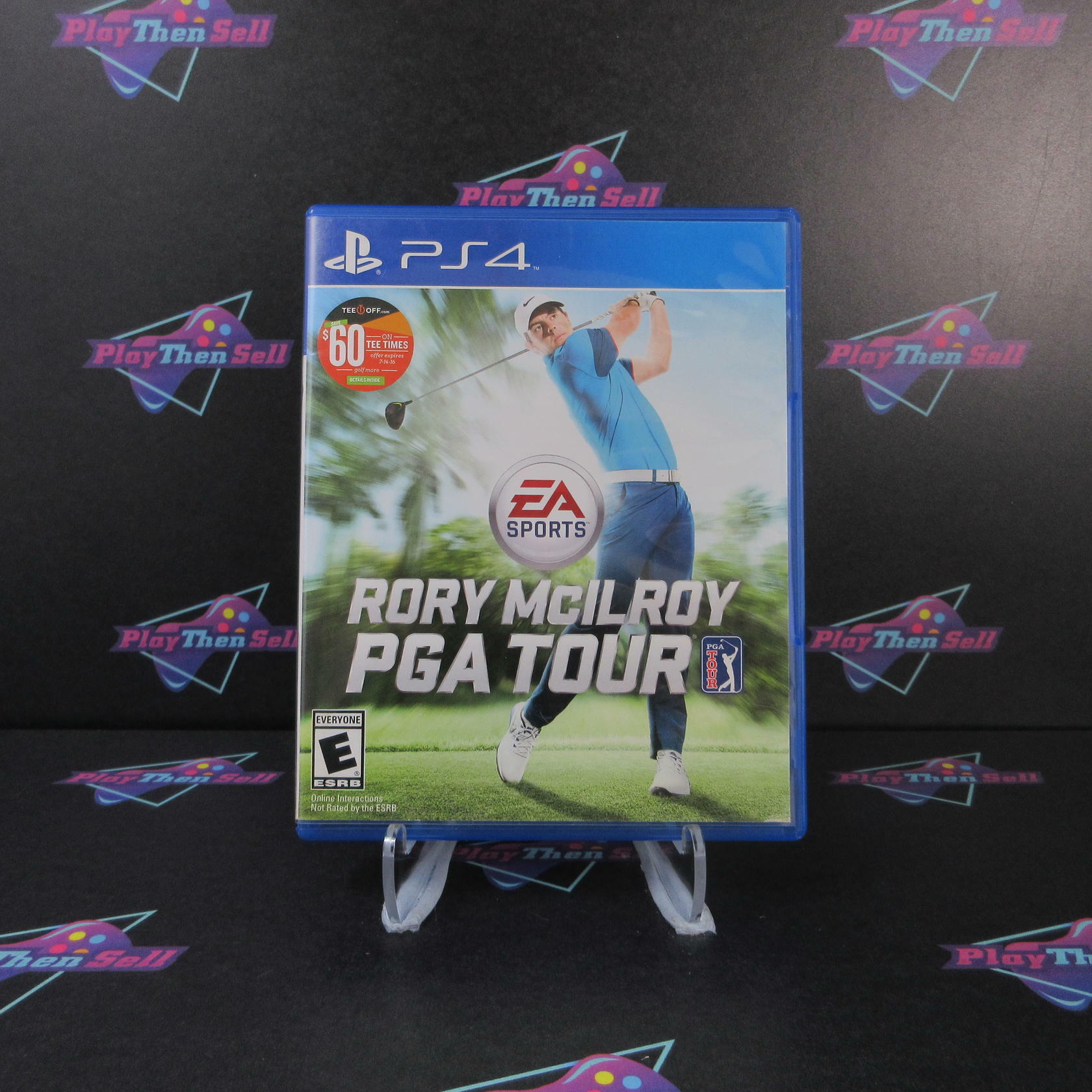 Rory Mcilroy PGA Tour PS4 PlayStation 4 AD Complete CIB - Very Good