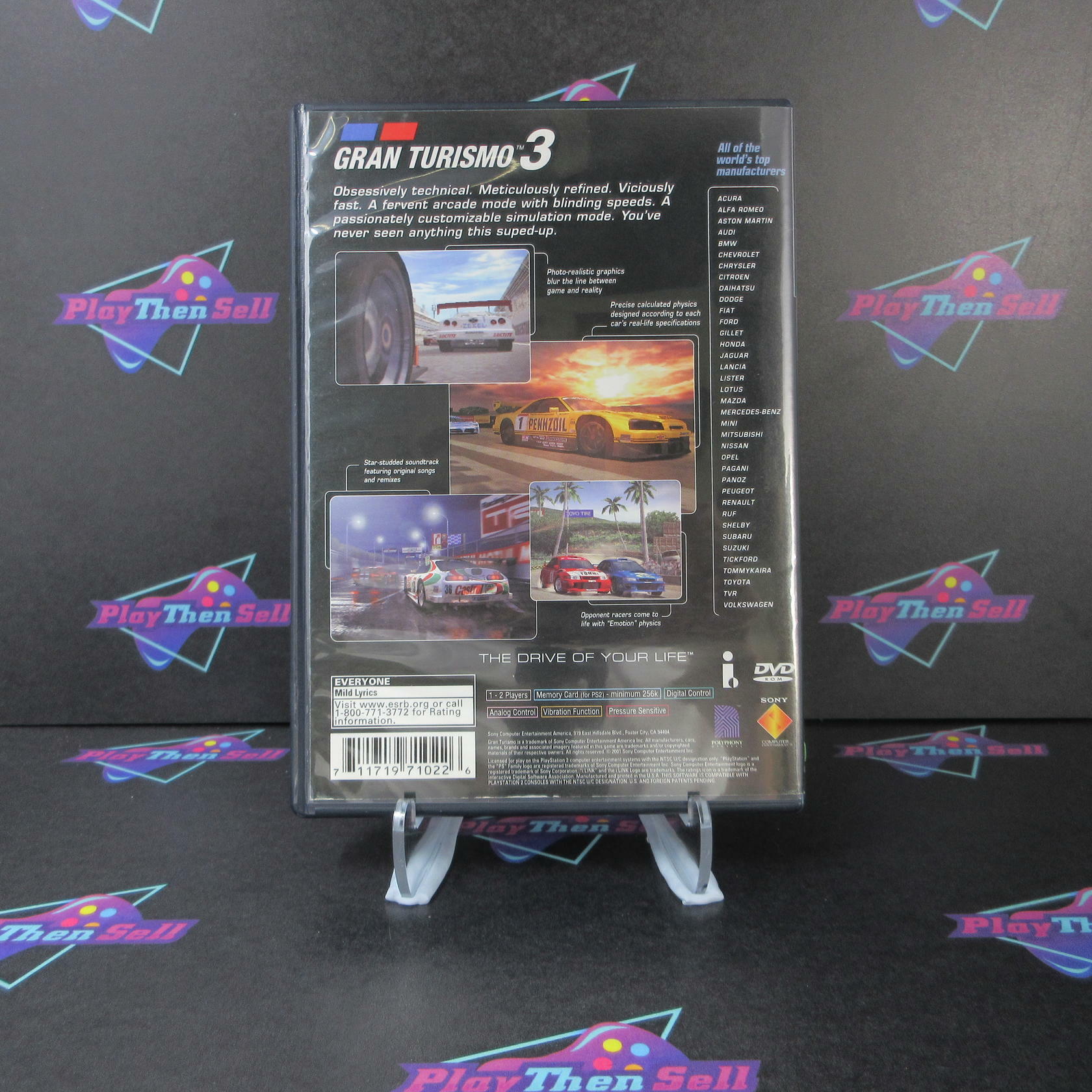 Gran Turismo 3 A-spec PS2 PlayStation 2 - Very Good