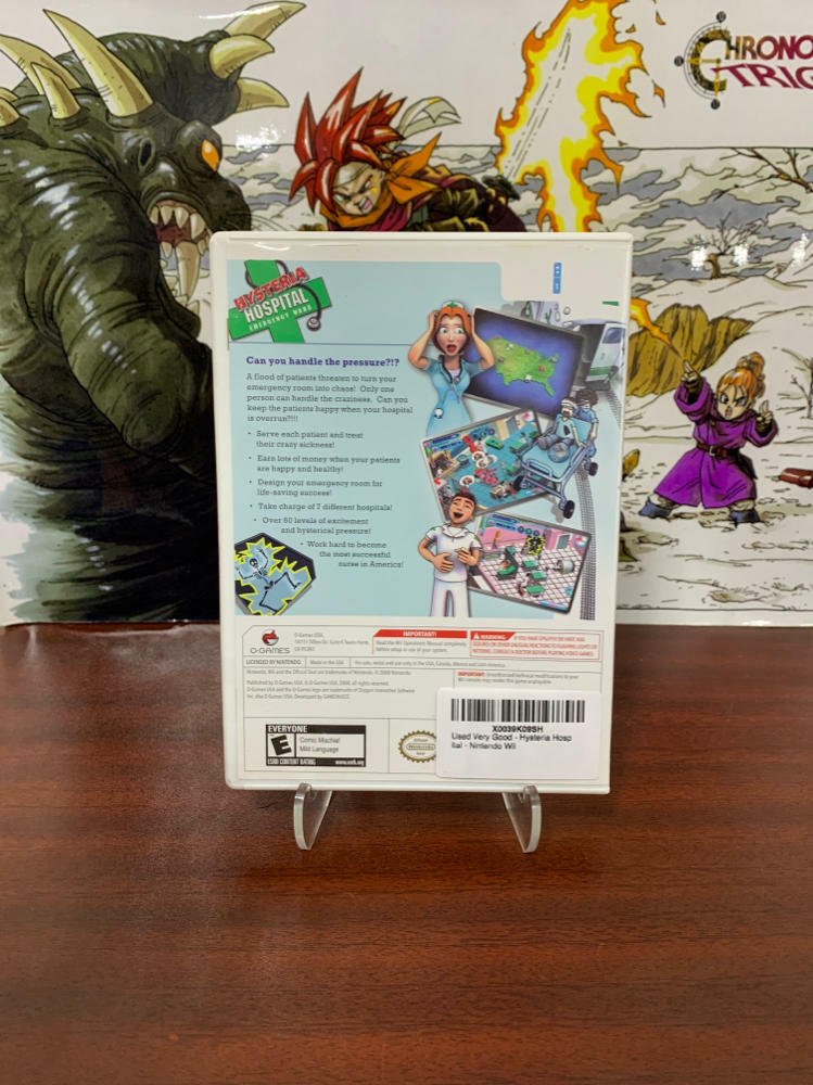 Hysteria Hospital Nintendo Wii - Like New