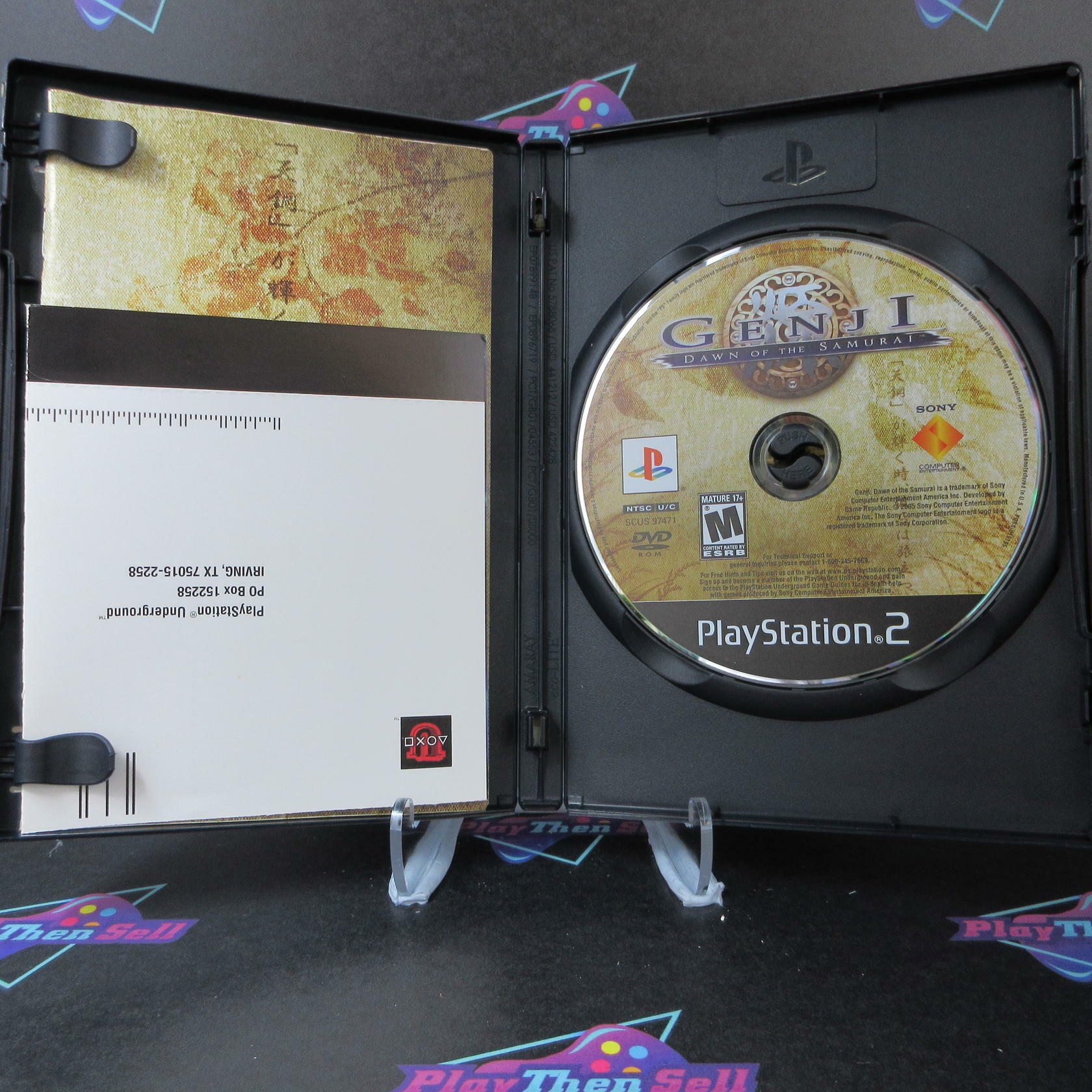 Genji Dawn of the Samurai PS2 PlayStation 2 + Reg Card - Like New