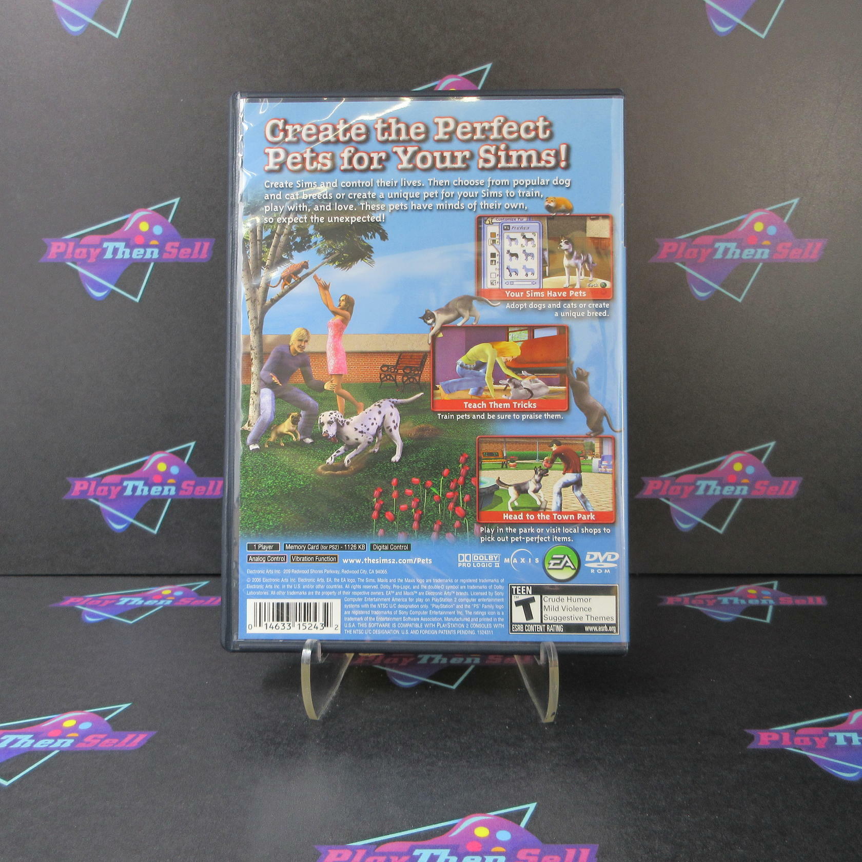 The Sims 2 Pets PS2 PlayStation 2 - Like New