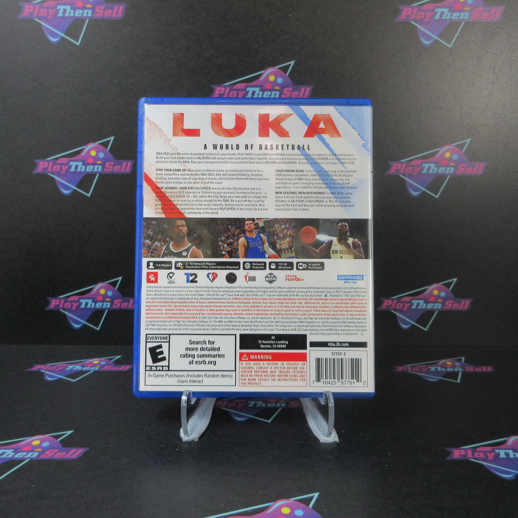 NBA 2K22 PS5 PlayStation 5 Luka Doncic - Like New