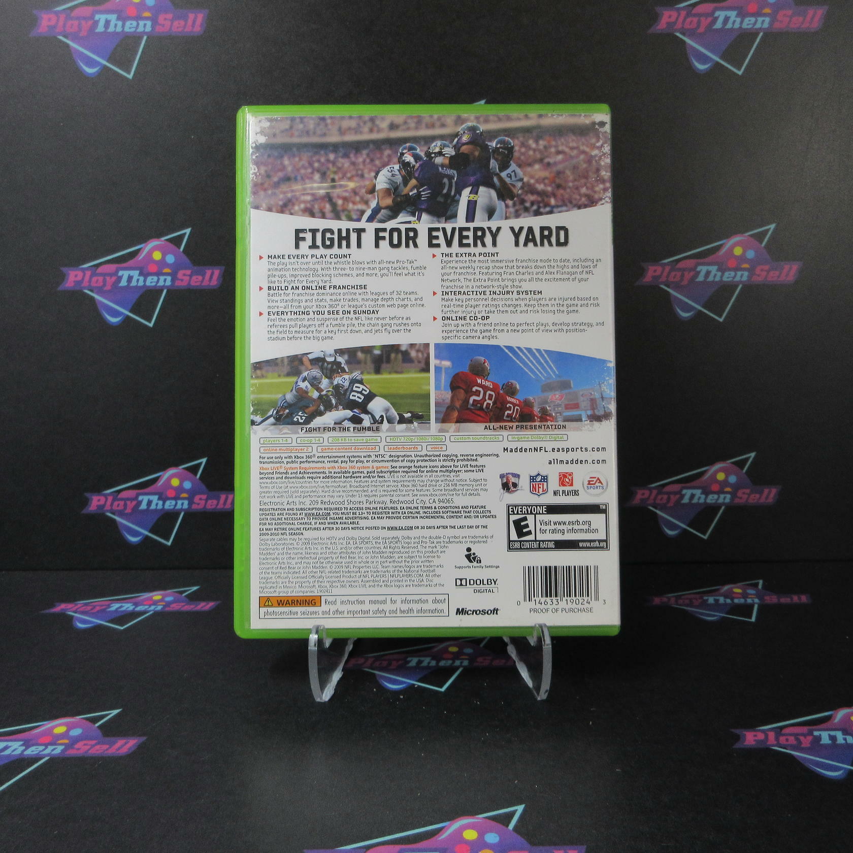 Madden NFL 10 Xbox 360 DD Complete CIB - Very Good