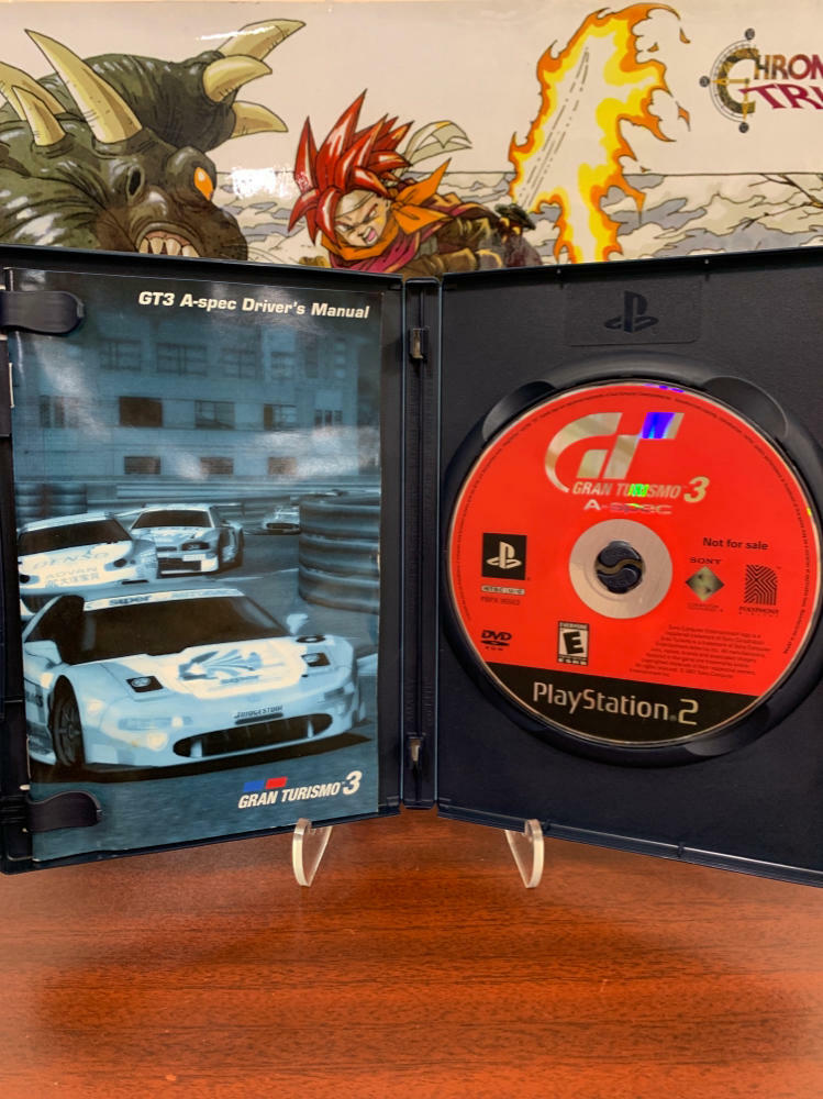 Gran Turismo 3 A Spec Red Art PS2 PlayStation 2 AD / WD / DD - Very Good