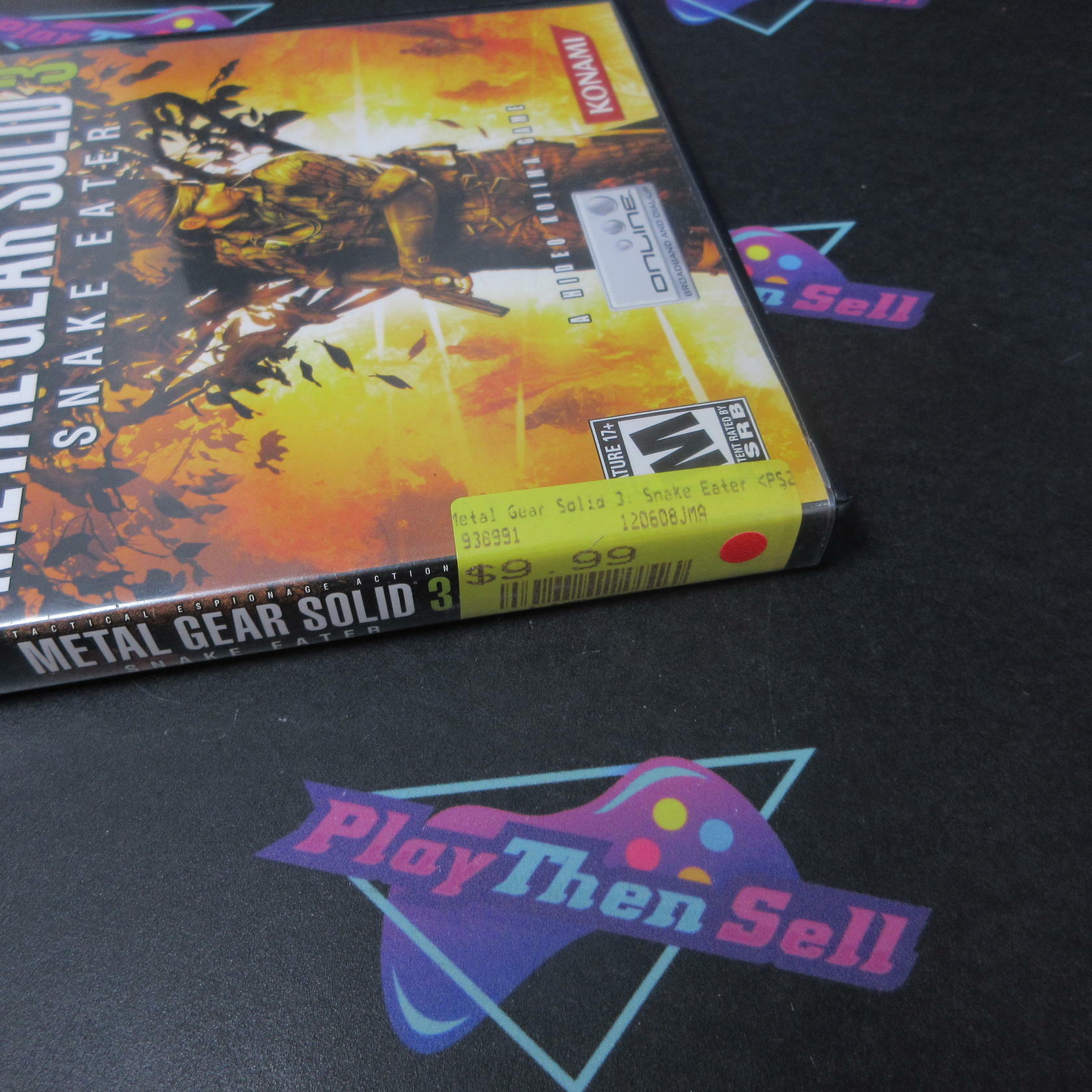 Metal Gear Solid 3 Snake Eater PS2 PlayStation 2 AD Complete CIB - Very Good