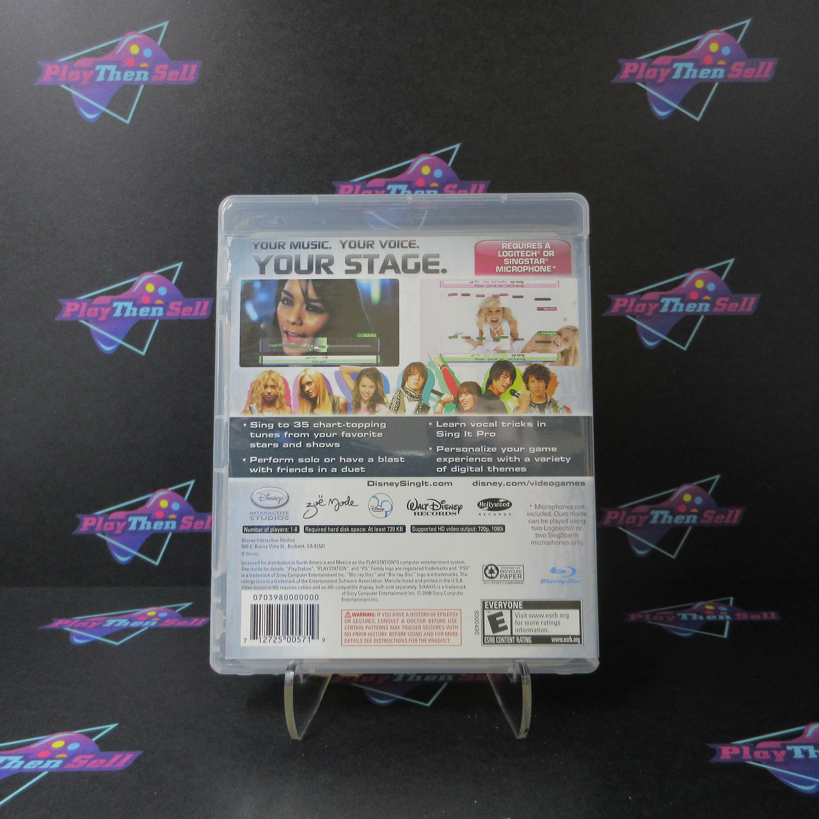 Disney Sing It PS3 PlayStation 3 - Very Good