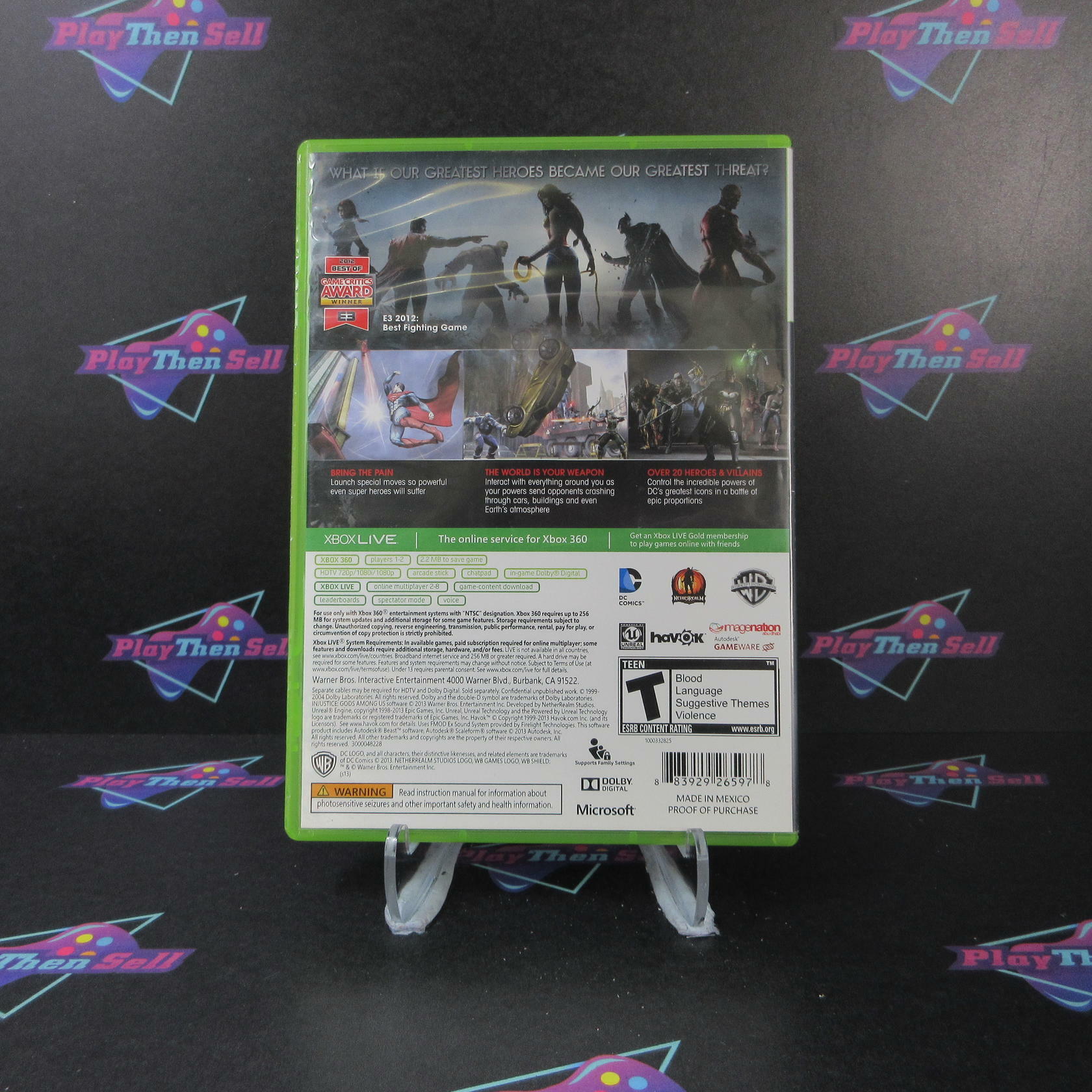 Injustice Gods Among Us Xbox 360 - Very Good