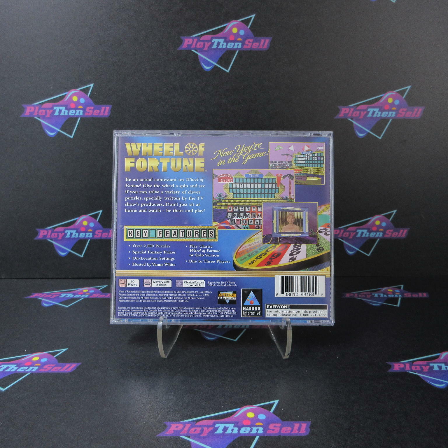 Wheel of Fortune PS1 PlayStation 1 - Like New