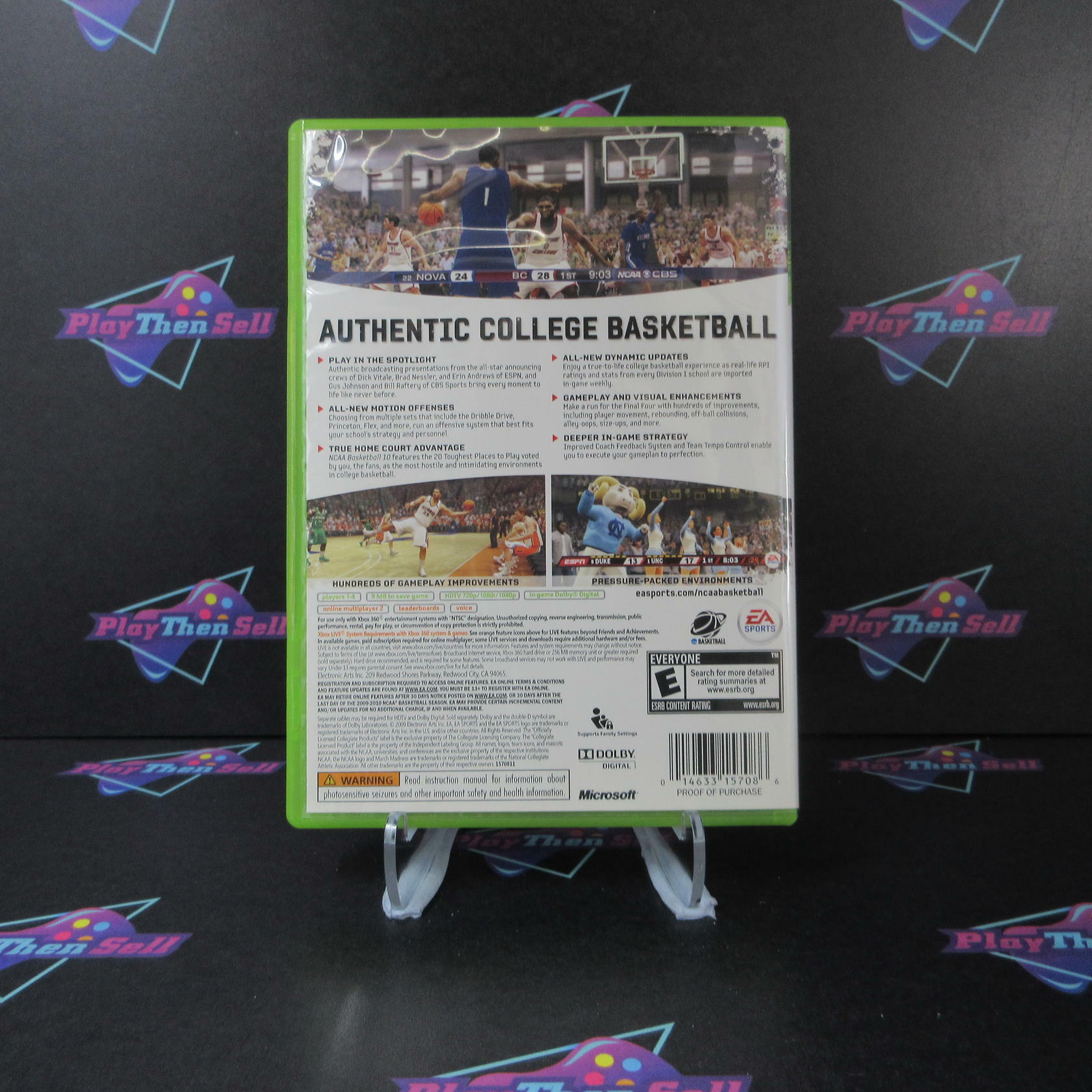 NCAA Basketball 10 Xbox 360 - Like New