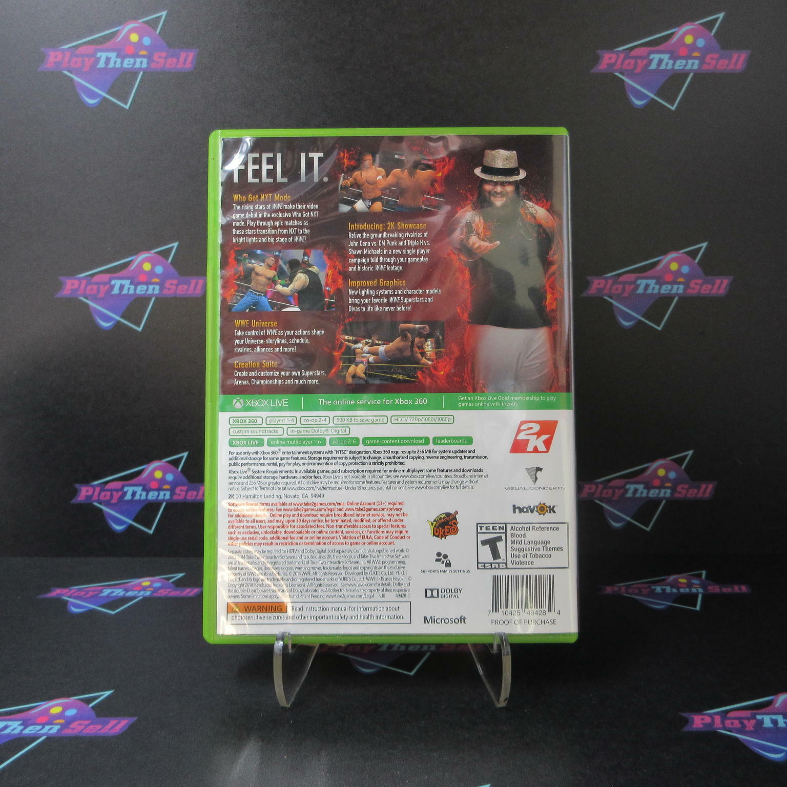 WWE 2K15 Xbox 360 - Like New