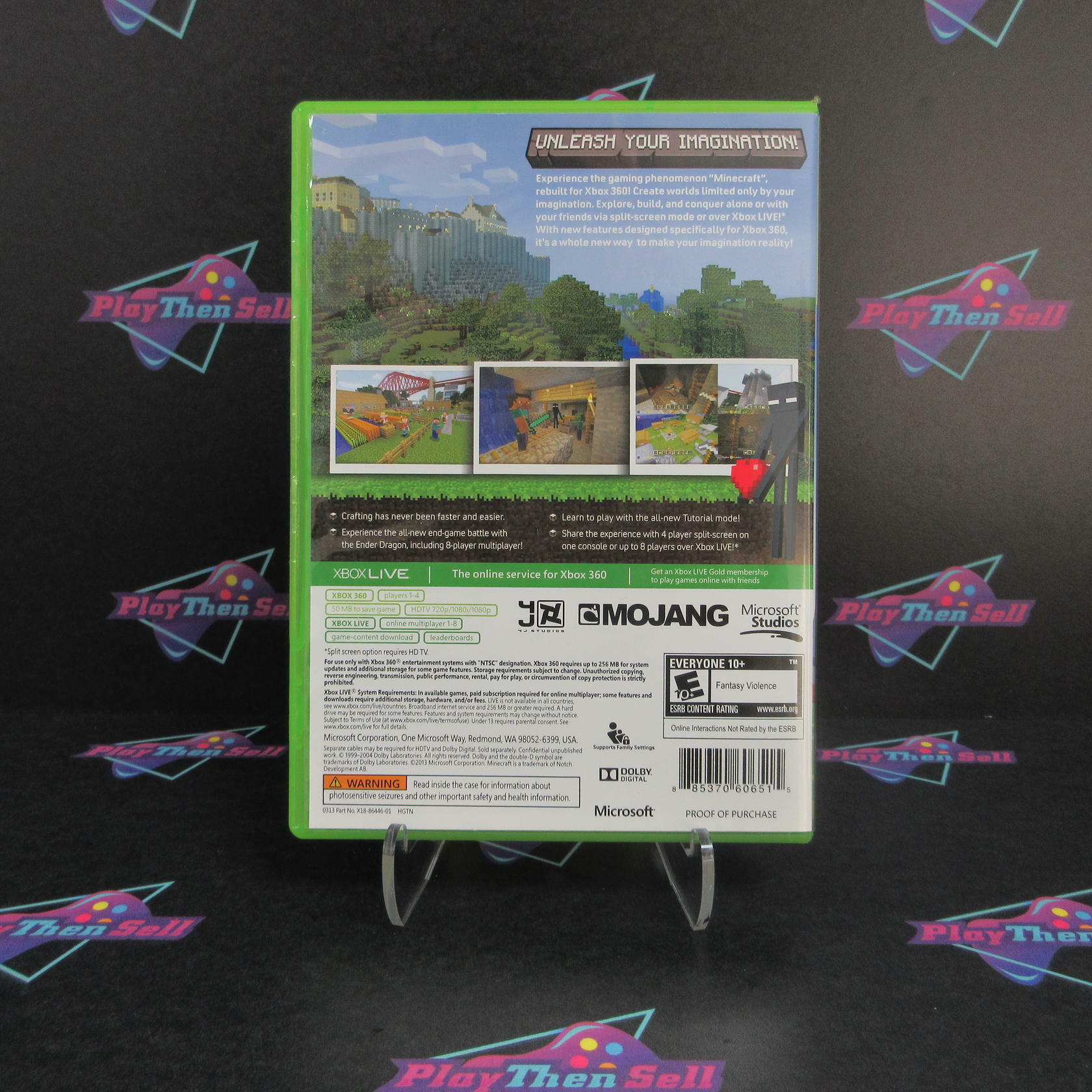 Minecraft Xbox 360 - Like New