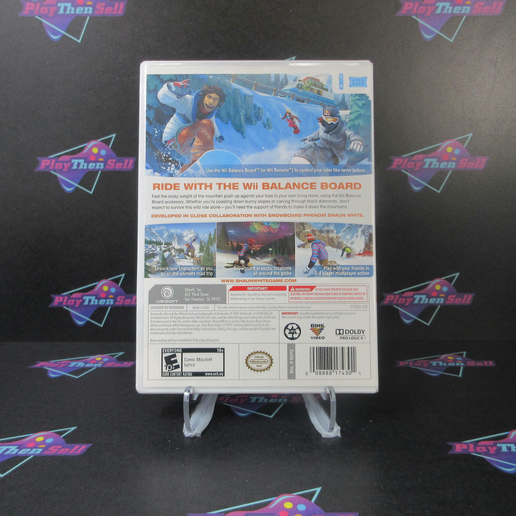 Shaun White Snowboarding Road Trip Wii - Like New