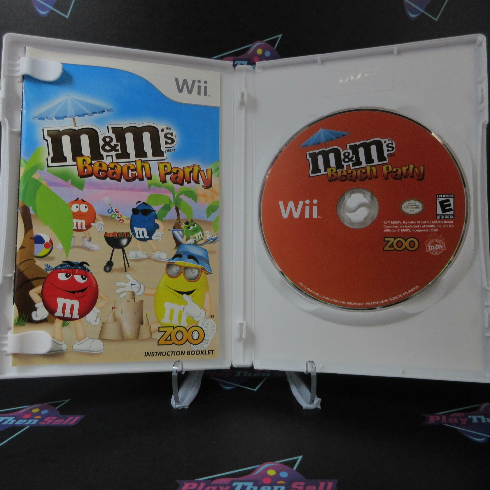 M&Ms Beach Party Nintendo Wii - Like New