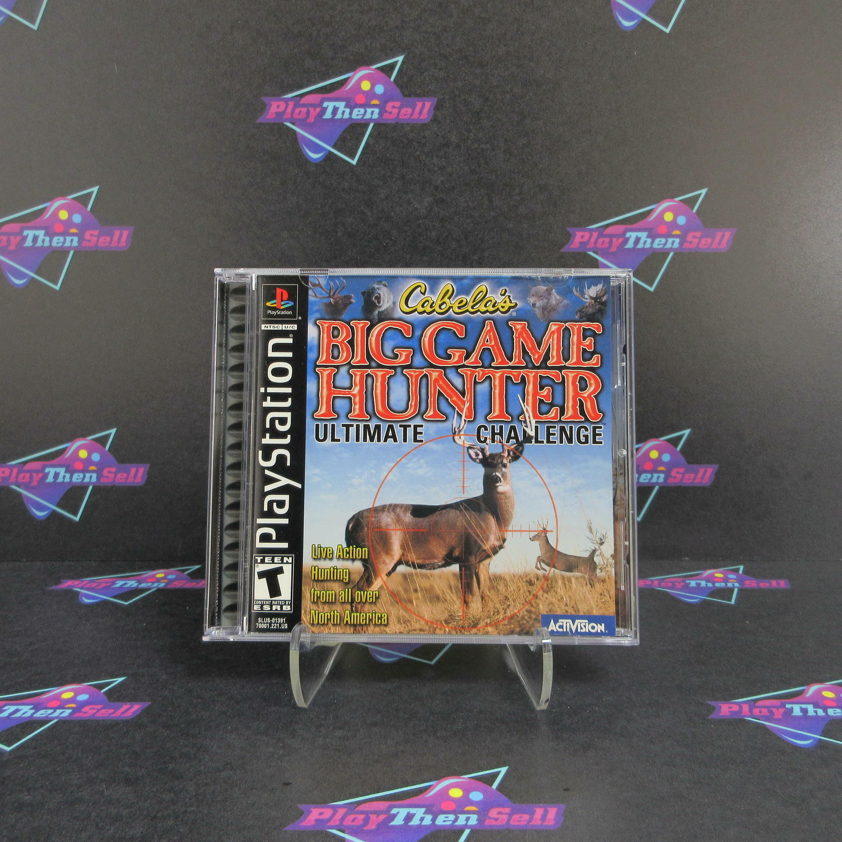 Cabela's Big Game Hunter Ultimate Challenge PS1 PlayStation 1 - Like New