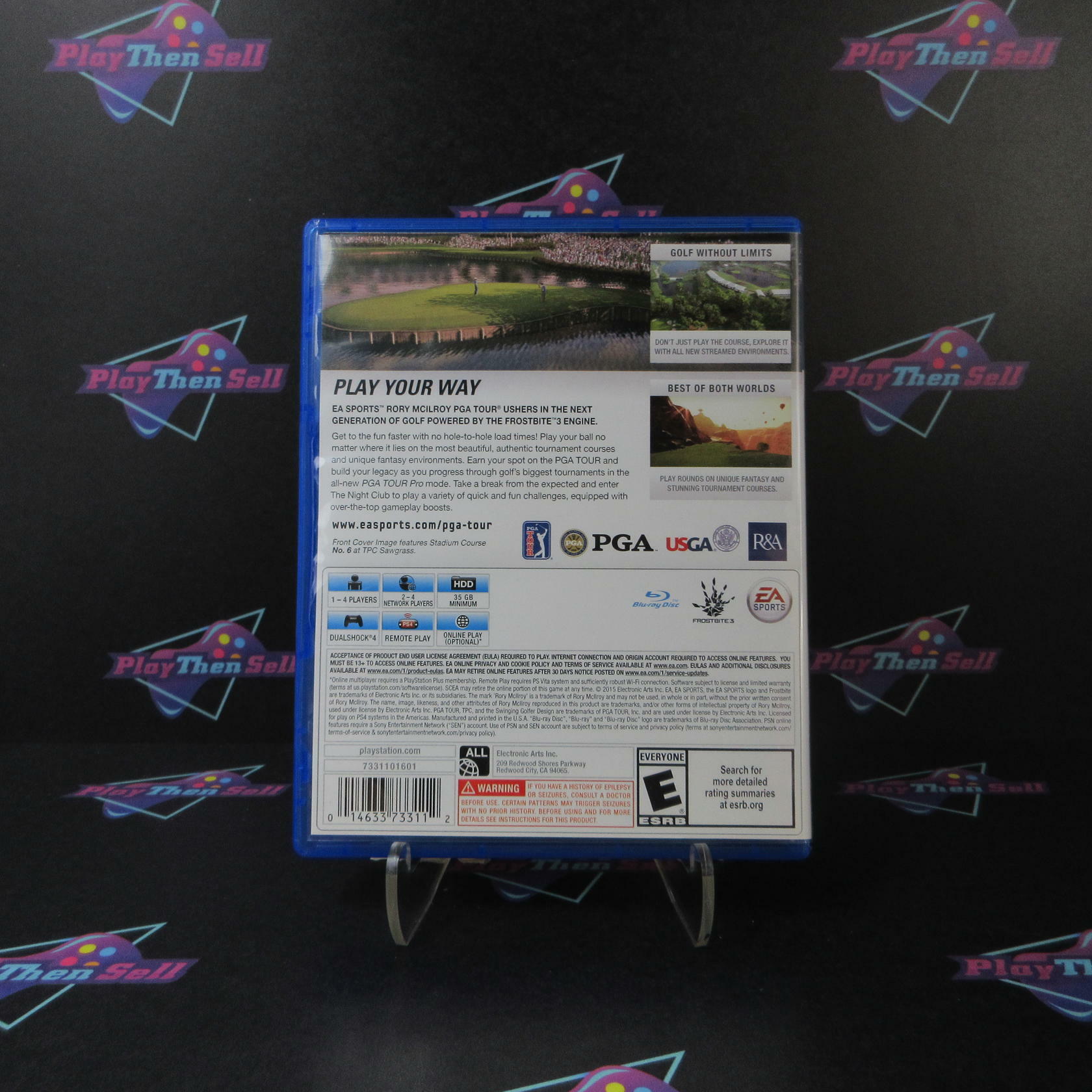 Rory Mcilroy PGA Tour PS4 PlayStation 4 - Like New