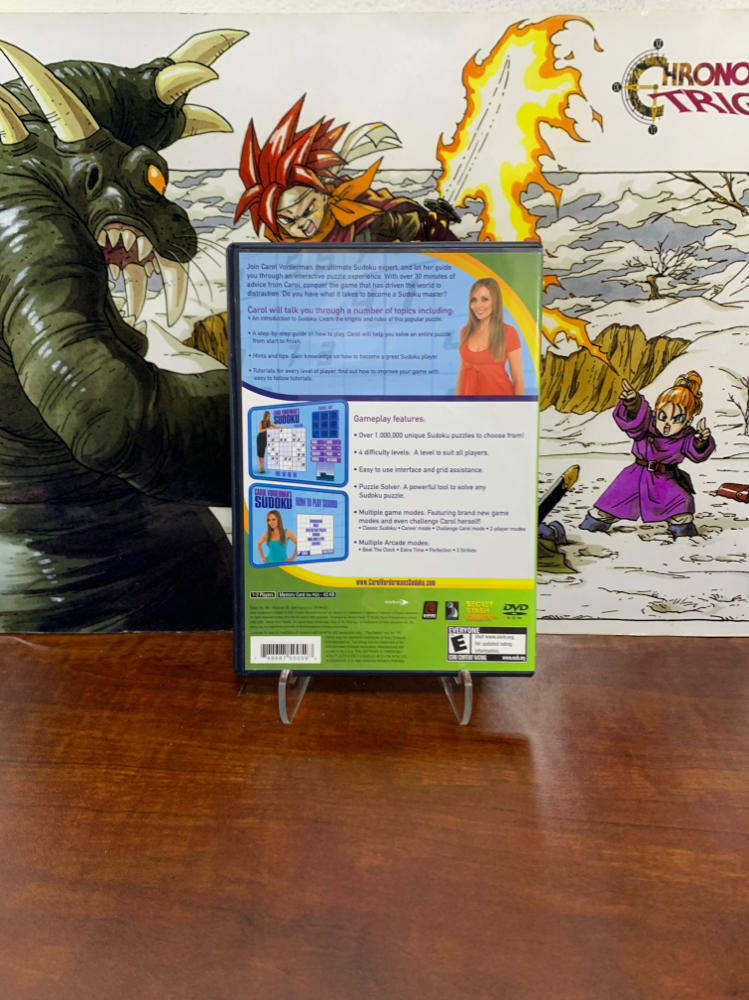 Carol Vorderman's Sudoku - PS2 PlayStation 2 - Like New