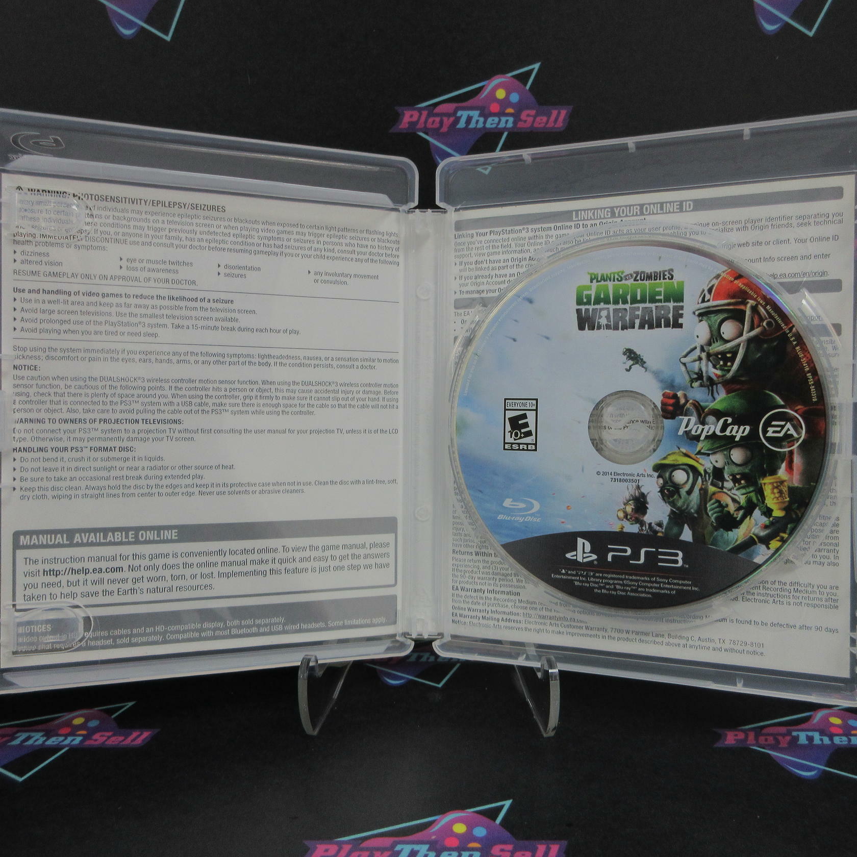 Plants vs Zombies Garden Warfare PS3 PlayStation 3 - Like New