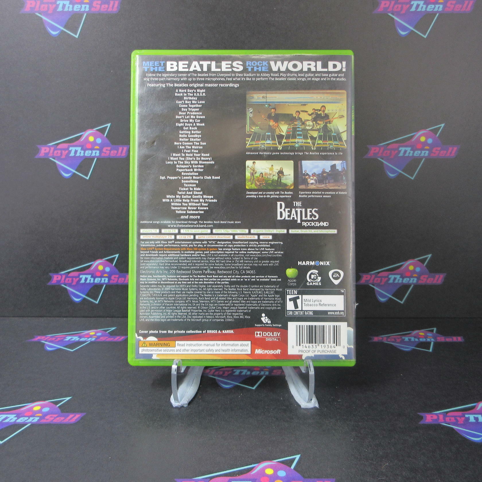 The Beatles RockBand Xbox 360 DD Complete CIB - Very Good