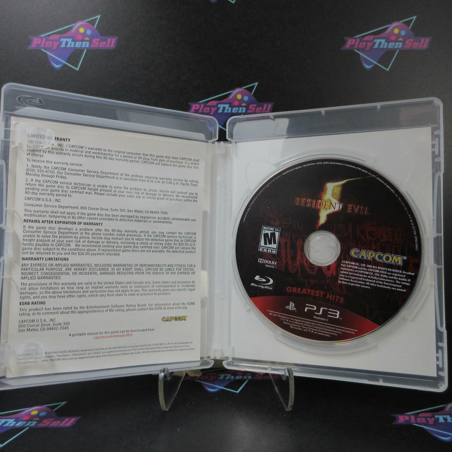 Resident Evil 5 PS3 PlayStation 3 Greatest Hits - Like New