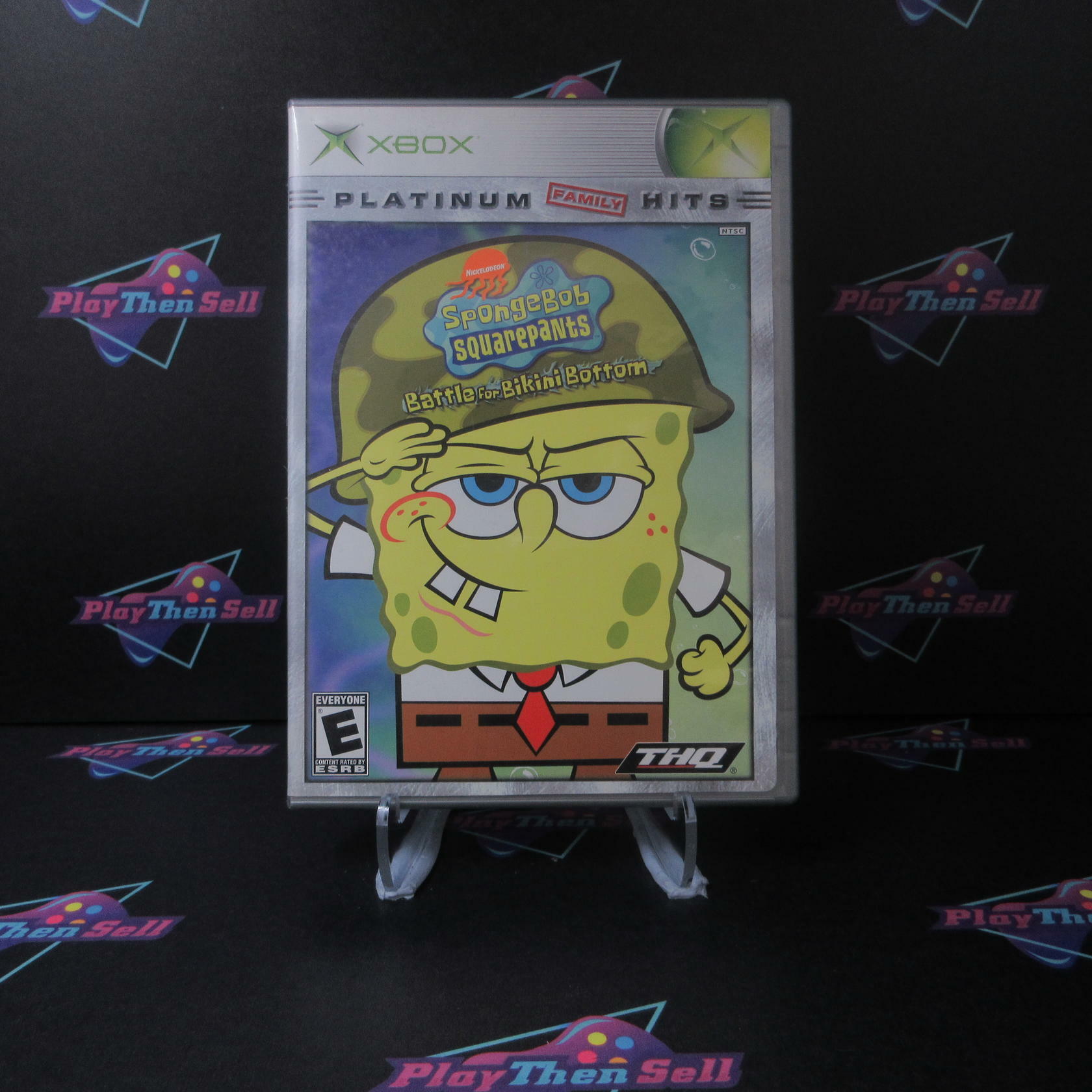 Spongebob Squarepants The Battle For Bikini Bottom PH Xbox MD Complete - Very Good