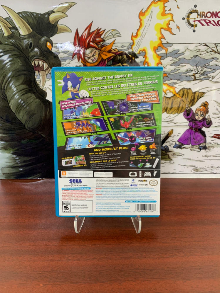 Sonic Lost World Nintendo Wii U AD - Very Good