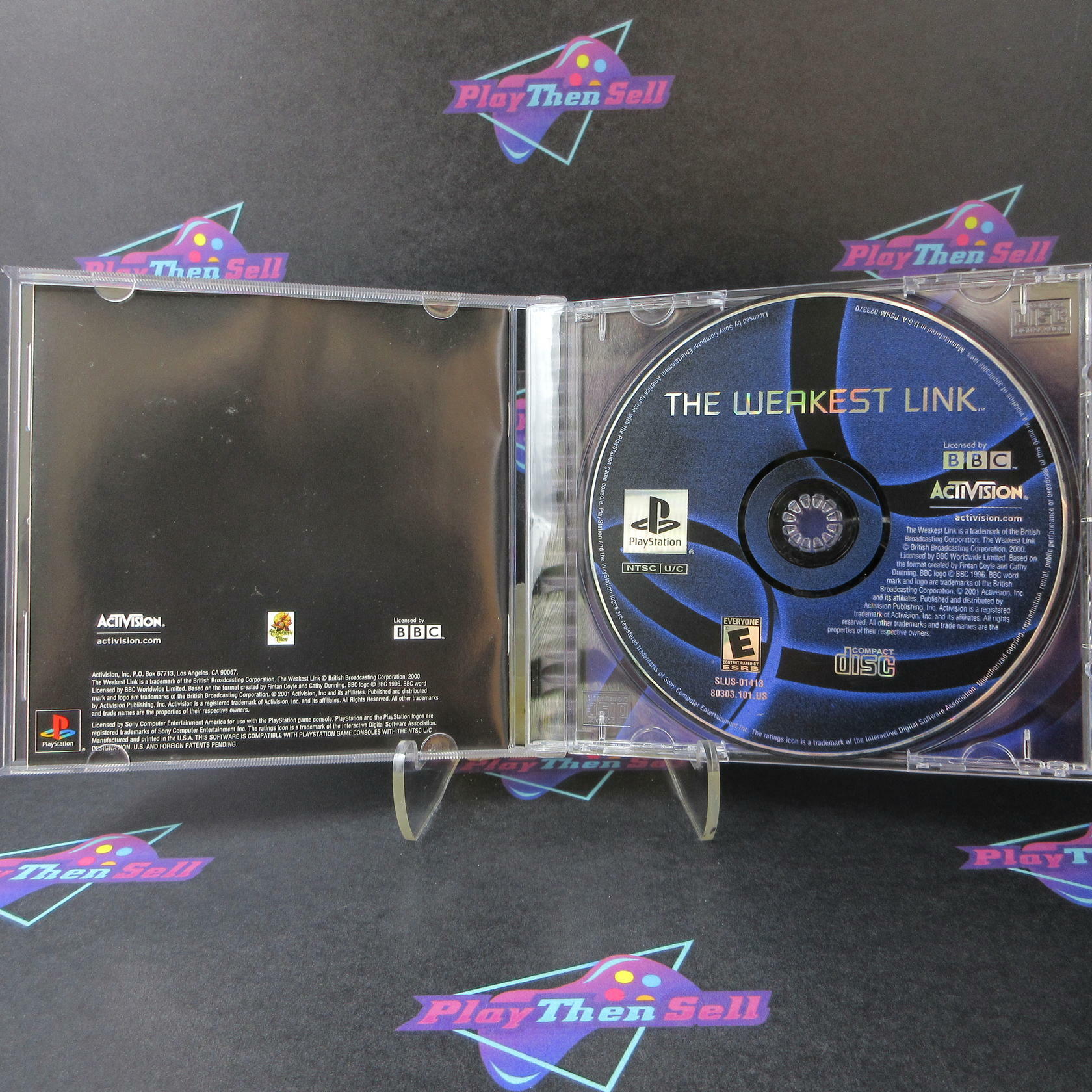 The Weakest Link PS1 PlayStation 1 + Reg Card - Like New