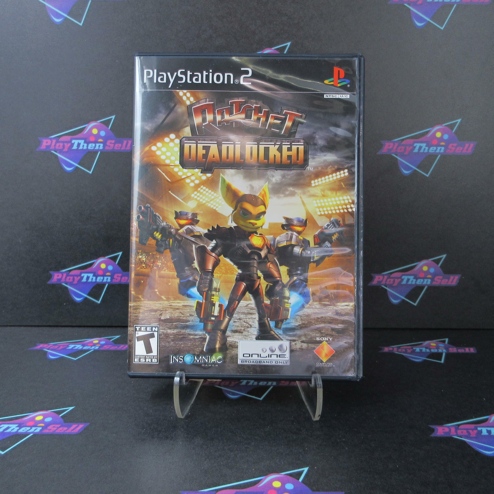 Ratchet Deadlocked PS2 PlayStation 2 + Reg Card - Like New