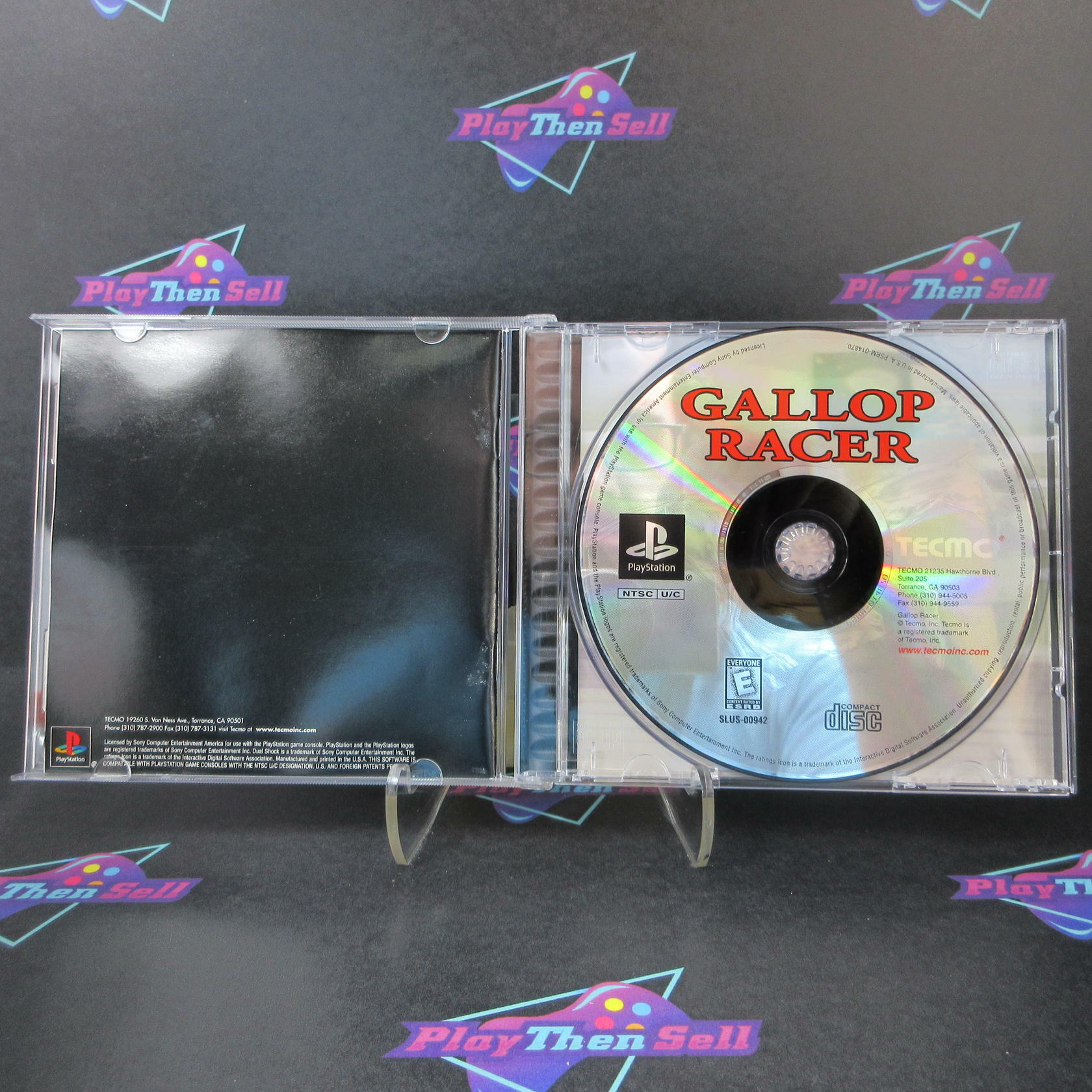 Gallop Racer PS1 PlayStation 1 + Reg Card - Like New