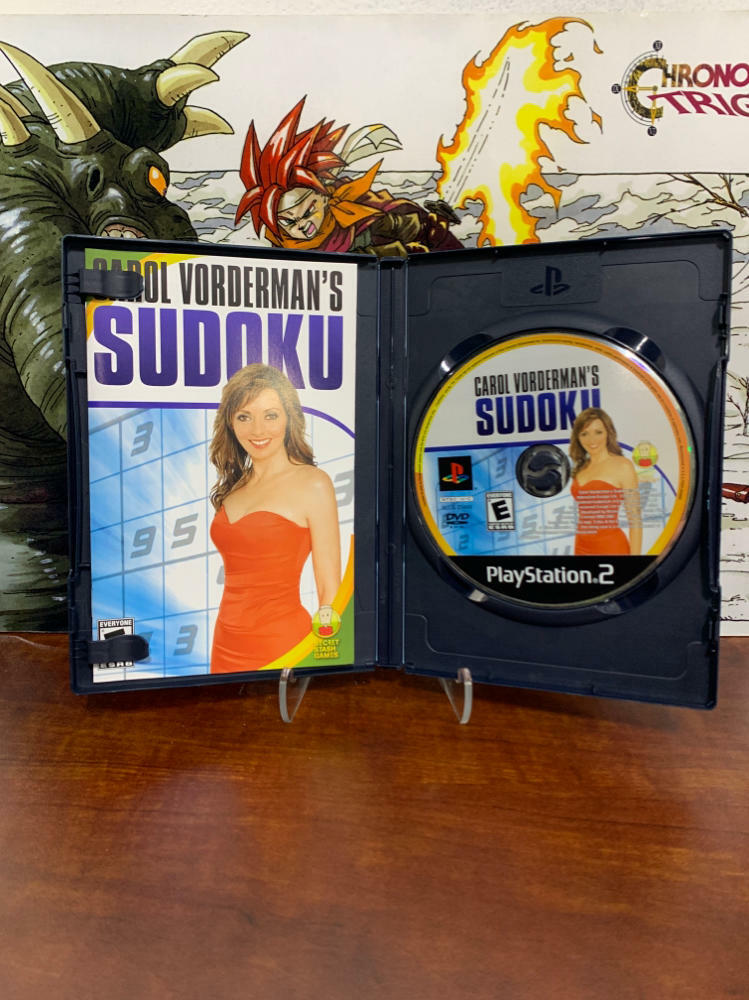 Carol Vorderman's Sudoku - PS2 PlayStation 2 - Like New