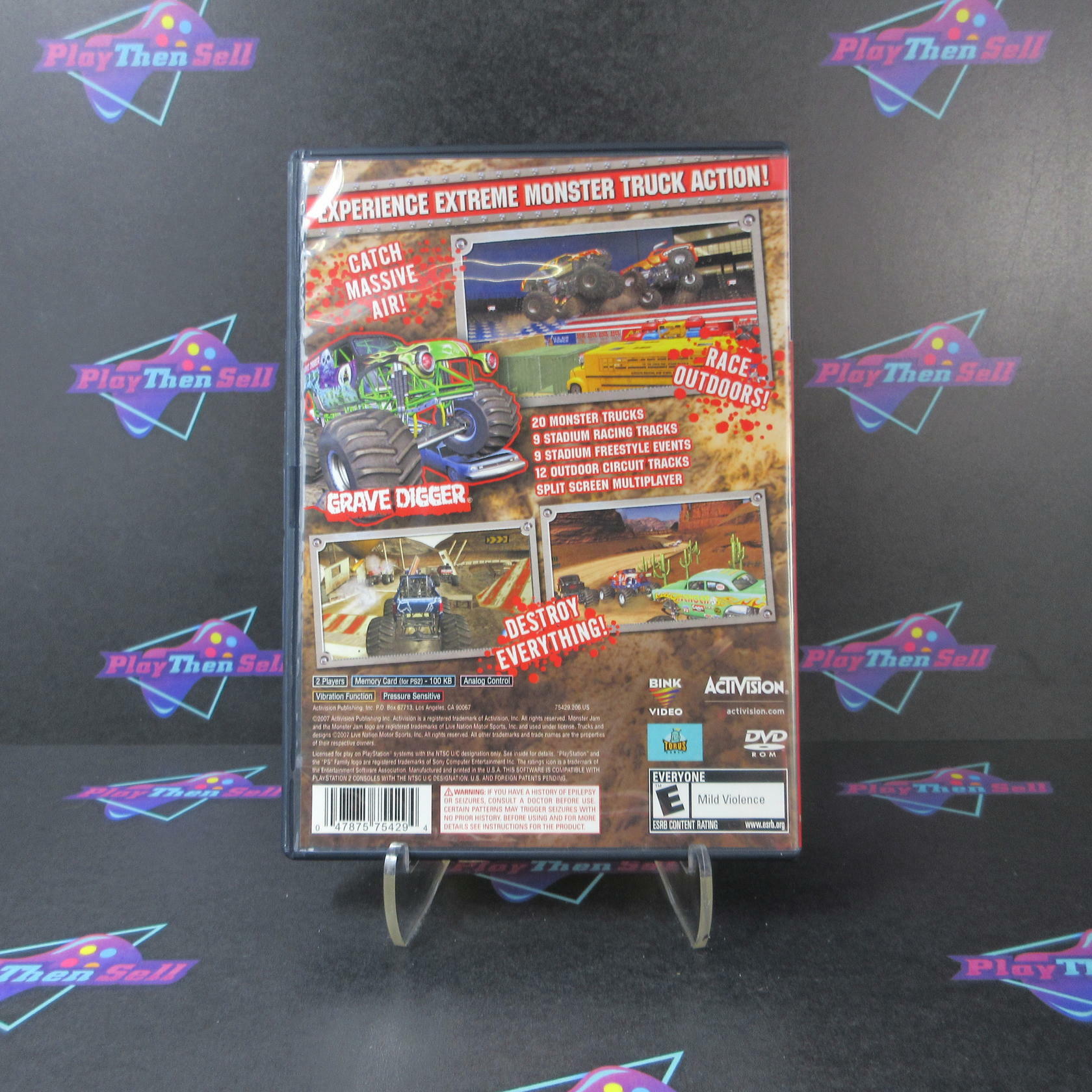 Monster Jam PS2 PlayStation 2 - Very Good