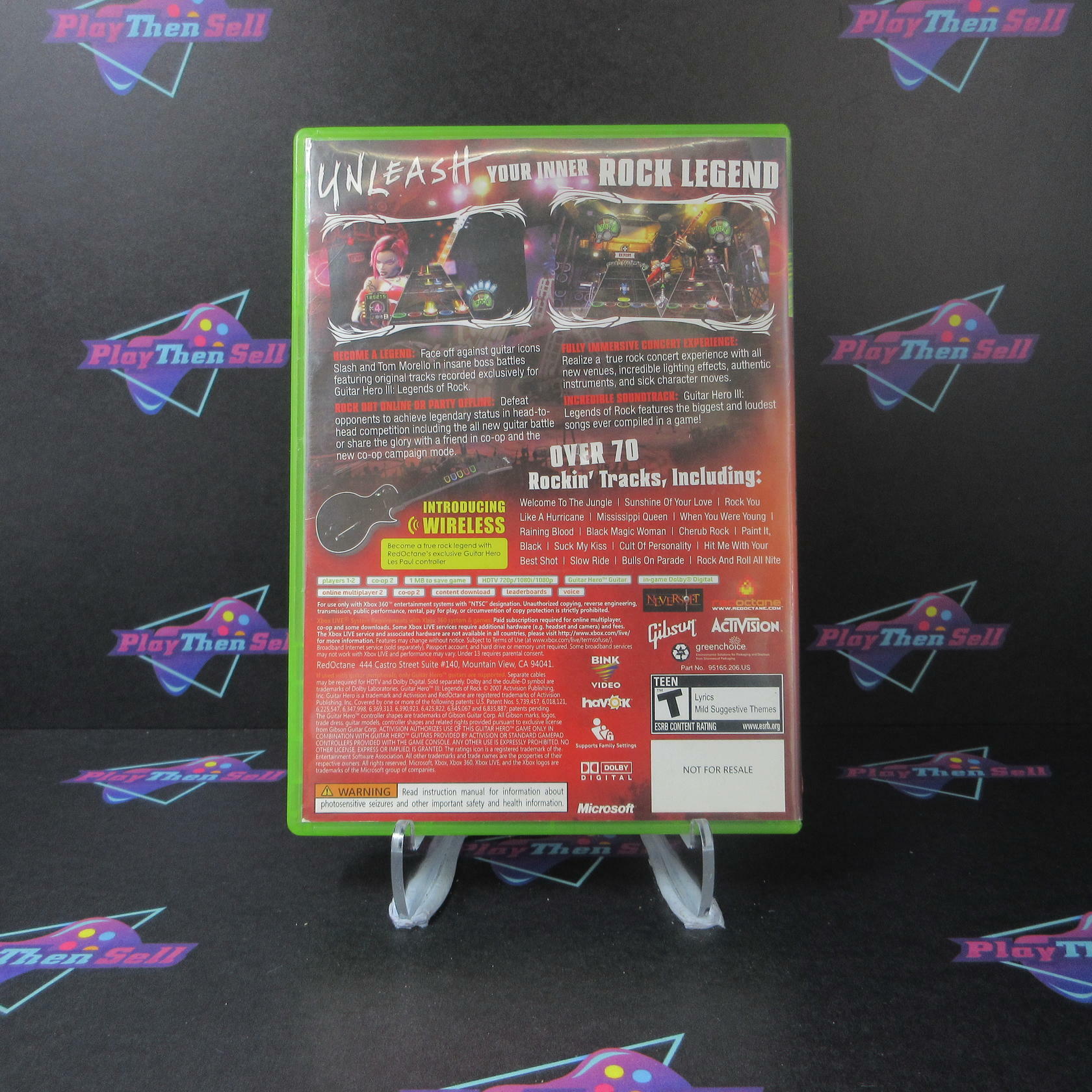 Guitar Hero III Legends of Rock Xbox 360 DD/NM - Very Good
