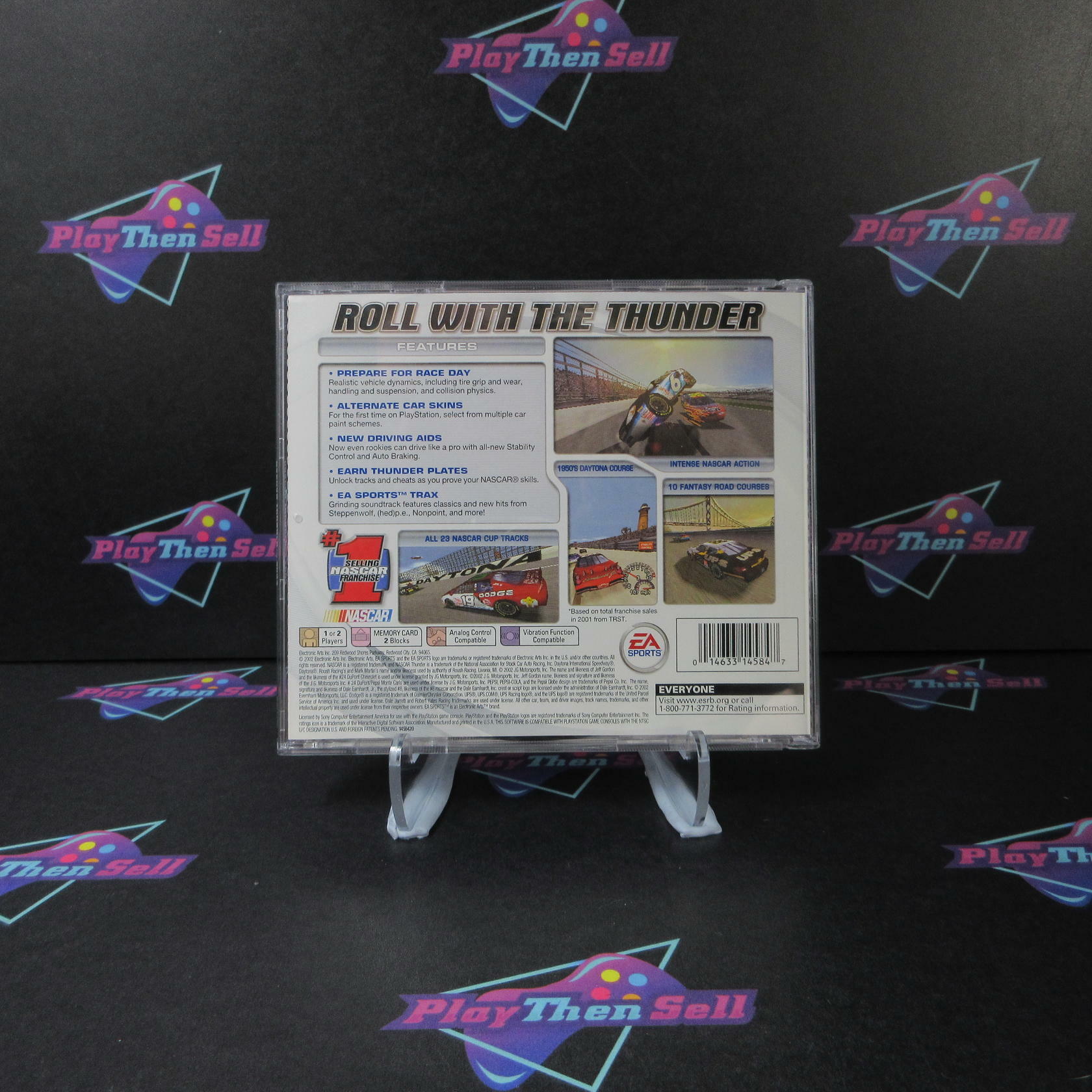 NASCAR Thunder 2003 PS1 PlayStation 1 - Like New