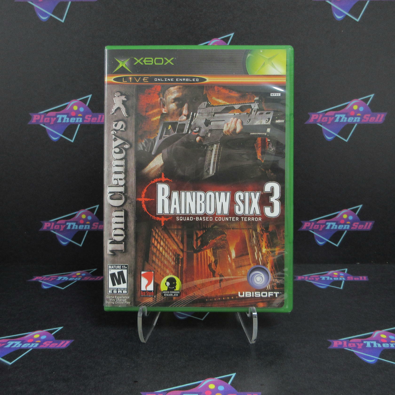 Rainbow Six 3 Squad-Based Counter Terror Xbox + Reg Card - Like New