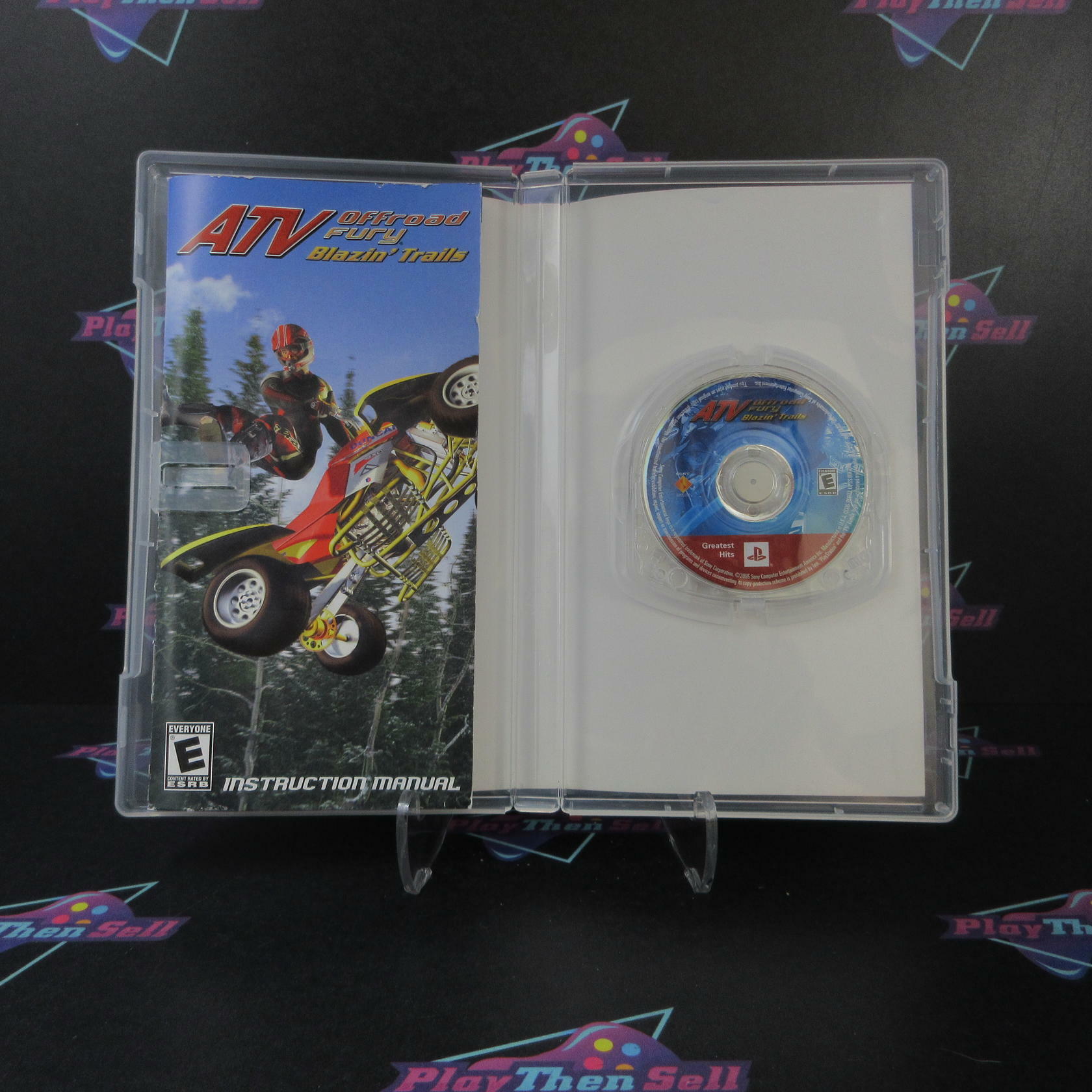 ATV Offroad Fury Blazin Trails Greatest Hits PSP Clear UMD - Like New
