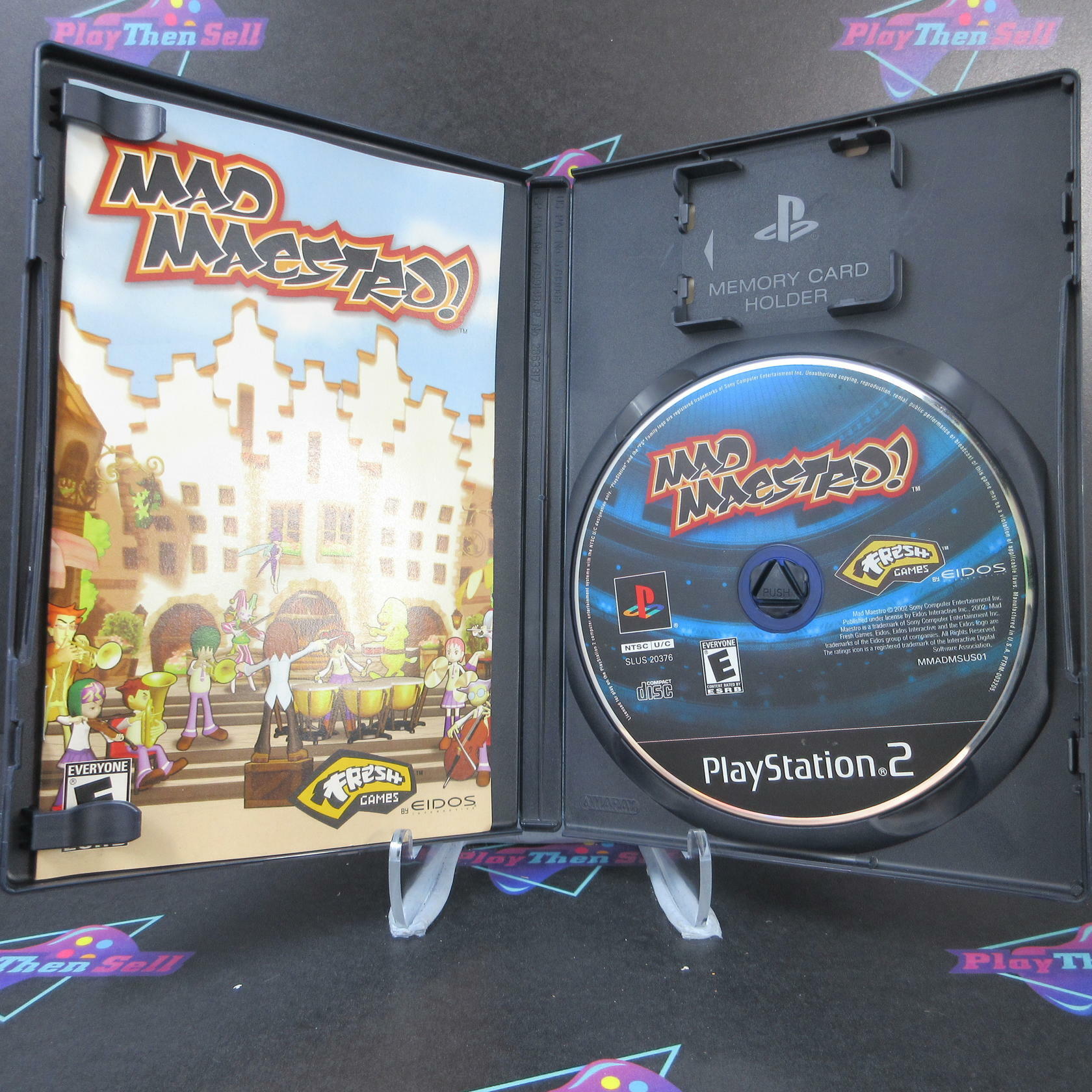 Mad Maestro! + Reg Card PS2 PlayStation 2 AD Complete CIB - Very Good