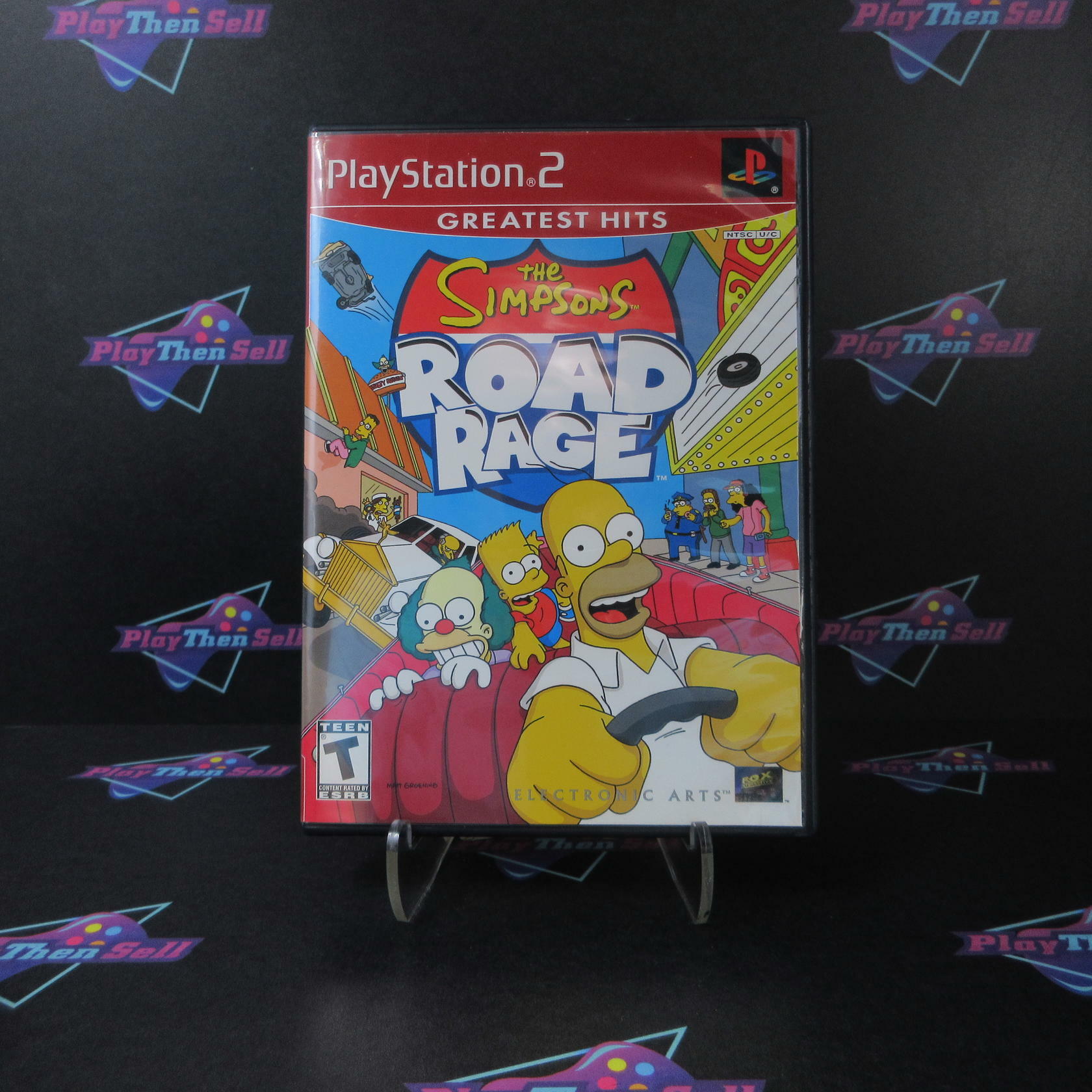 The Simpsons Road Rage PS2 PlayStation 2 Greatest Hits - Very Good