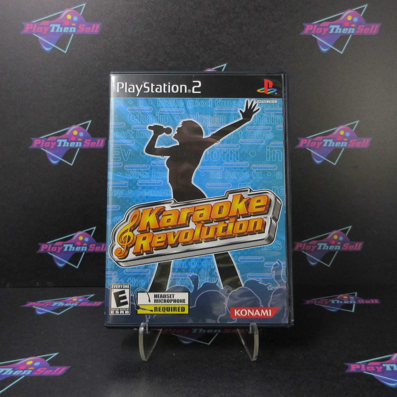 Karaoke Revolution PS2 PlayStation 2 - Like New