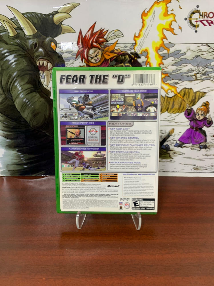 Madden NFL 2005 Xbox AD / MD - Very Good